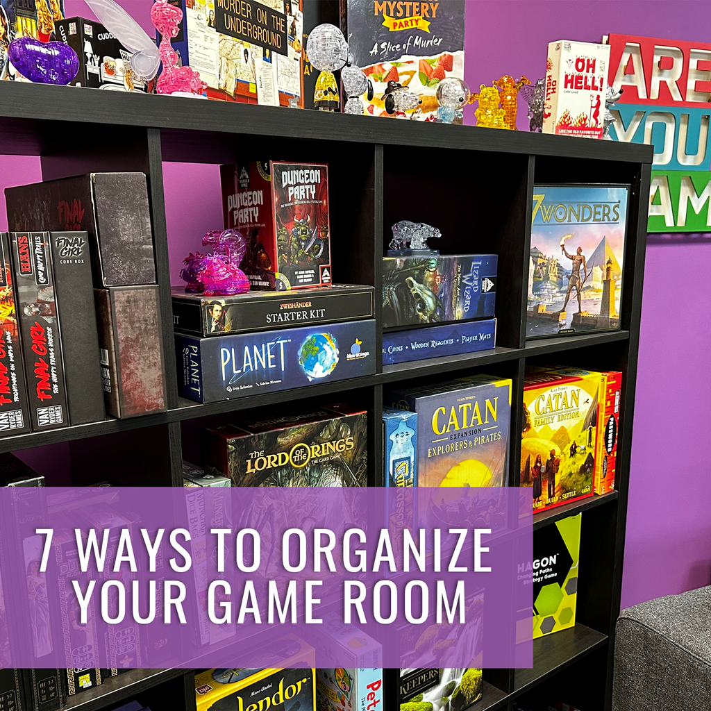 7 Ways to Organize Your Game Room