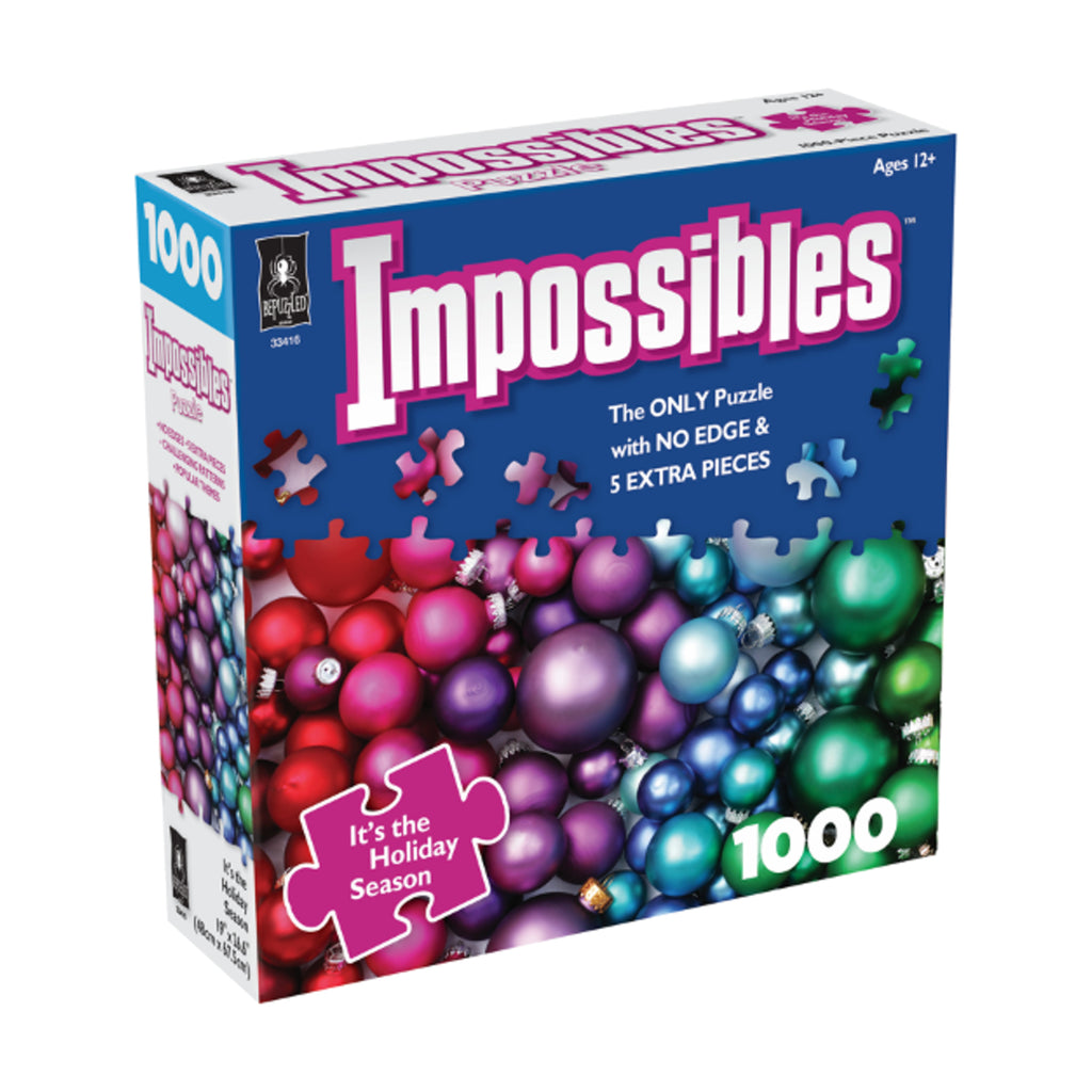 BePuzzled Impossibles Puzzle - It's the Holiday Season: 1000 Pcs
