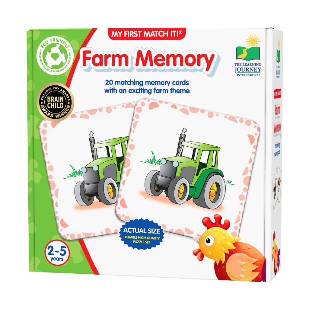 The Learning Journey My First Match It! - Farm Memory