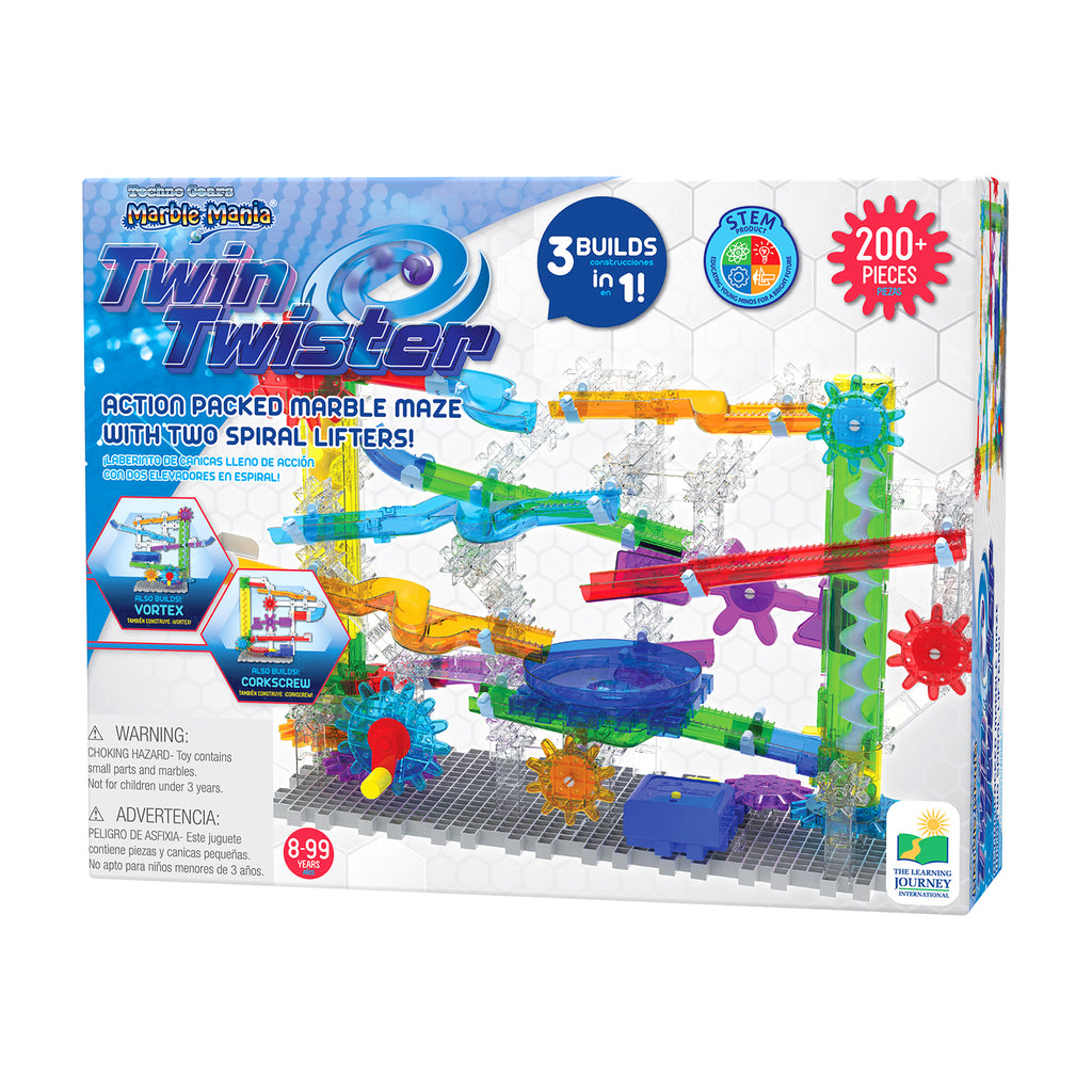 The Learning Journey Techno Gears Marble Mania - Twin Twister: 200+ Pcs