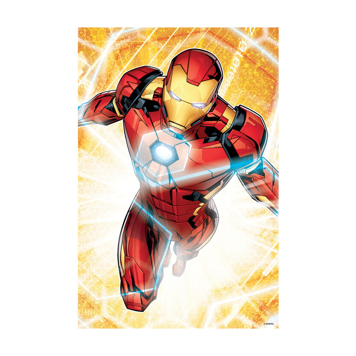 Marvel Avengers Iron Man 3D Lenticular Jigsaw Puzzle in a Collectible Shaped Tin 300 Pcs