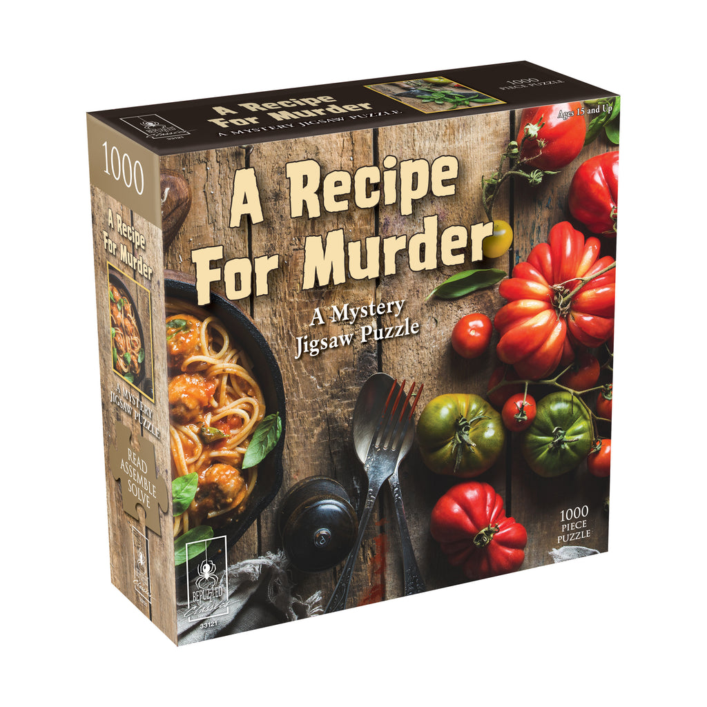 BePuzzled A Recipe for Murder - Mystery Jigsaw Puzzle: 1000 Pcs