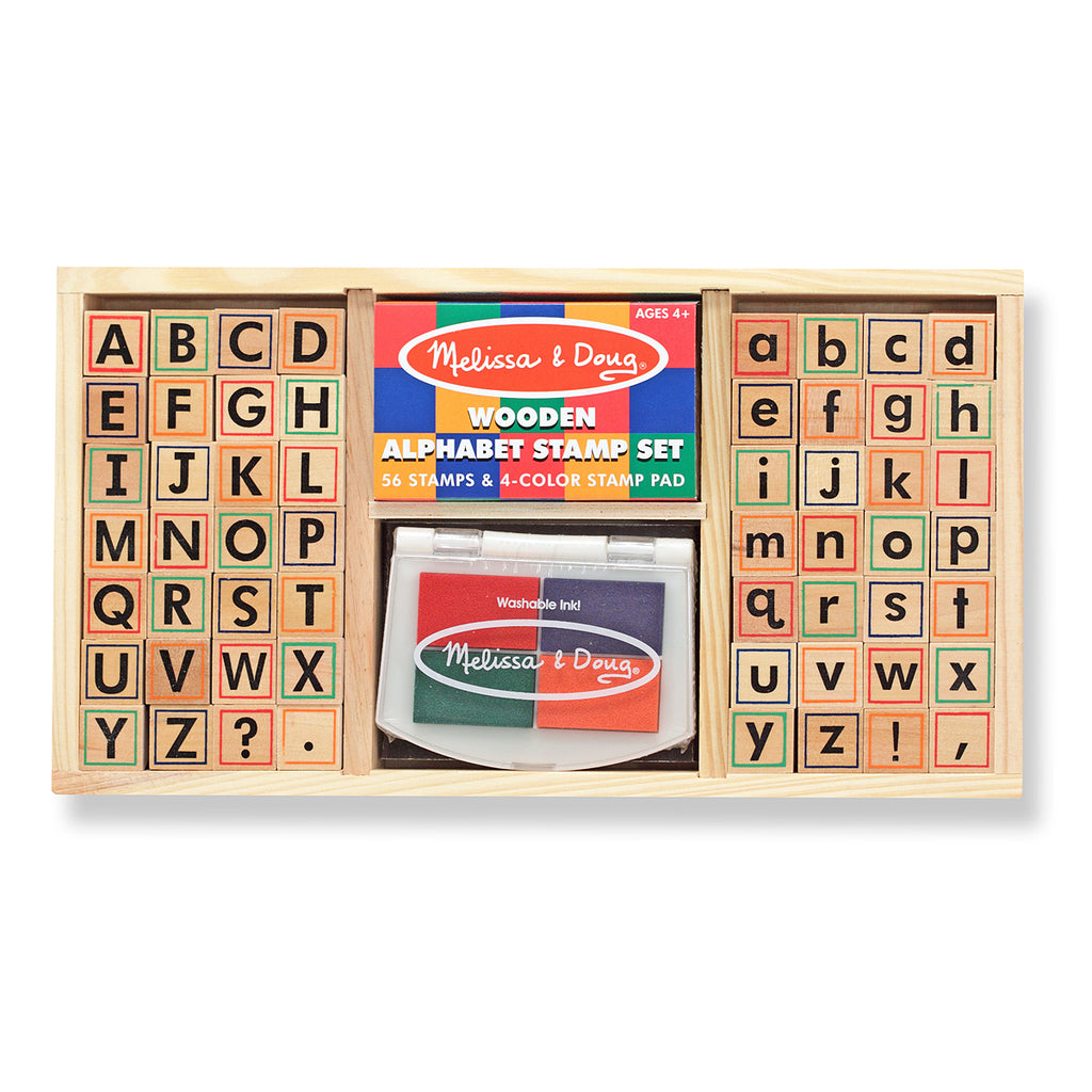 Melissa and Doug Alphabet Stamp Set - Upper and Lower Case