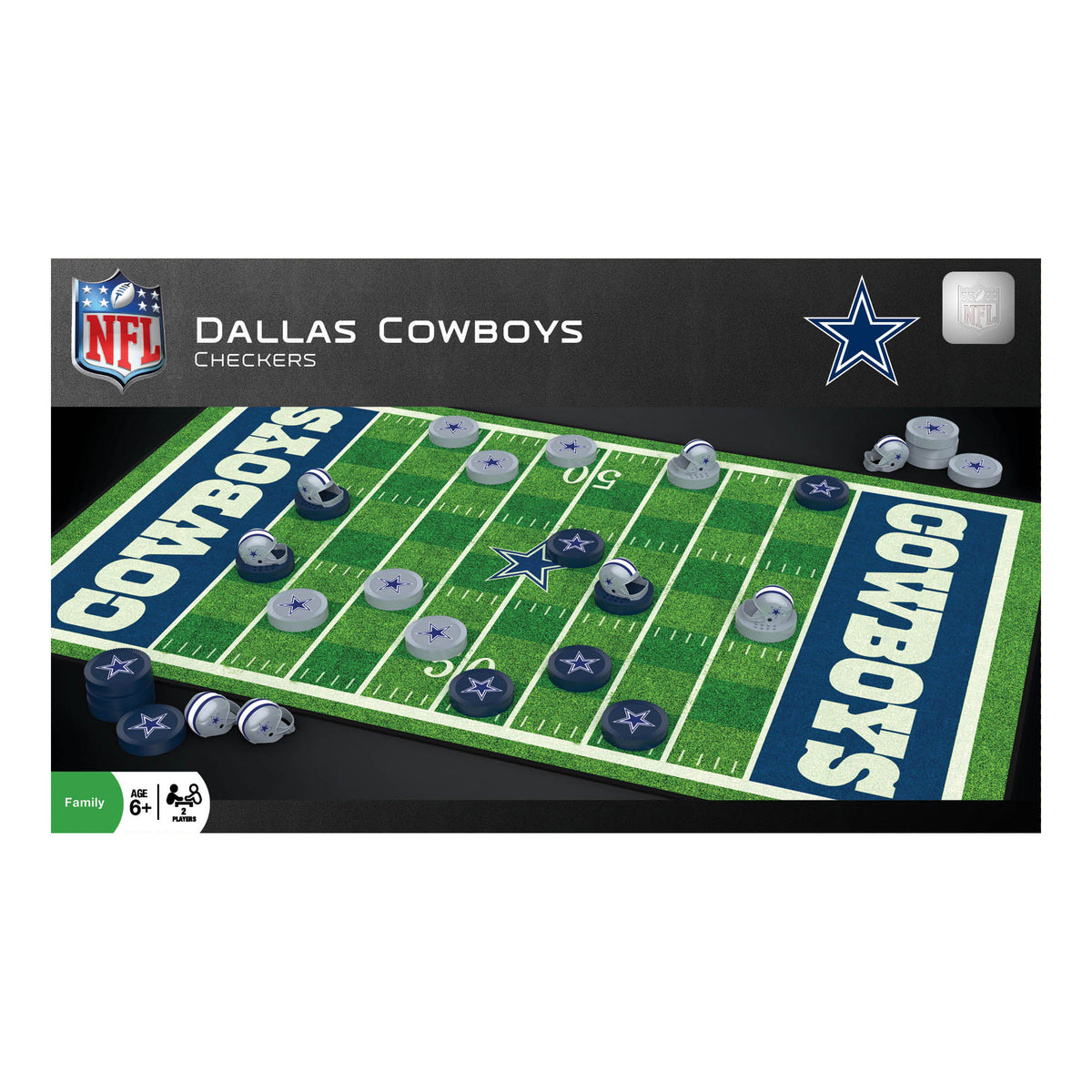 NFL Dallas Cowboys CHECKERS Game Americas Team Football FREE SHIPPING