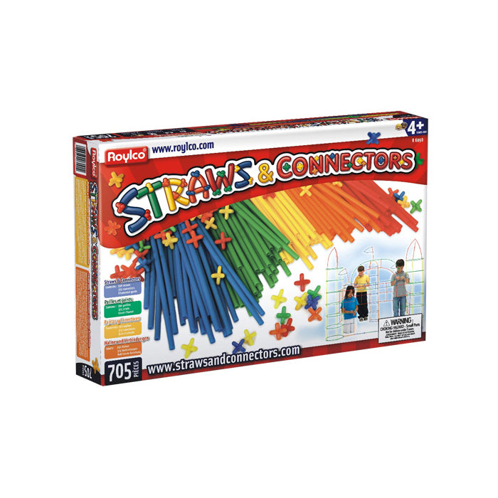 Roylco Straws & Connectors - 705 Piece Set