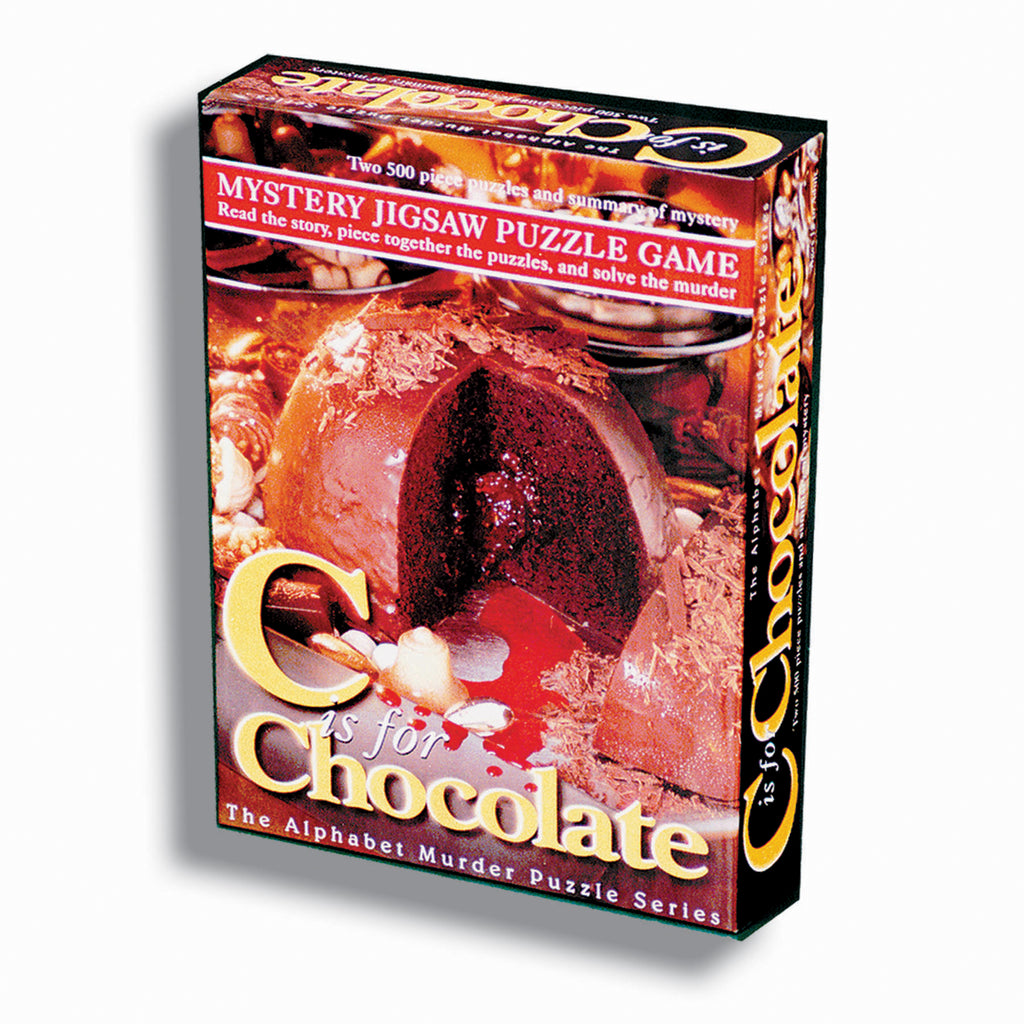 TDC Games C is for Chocolate Murder Mystery Jigsaw Puzzle: 1000 Pcs