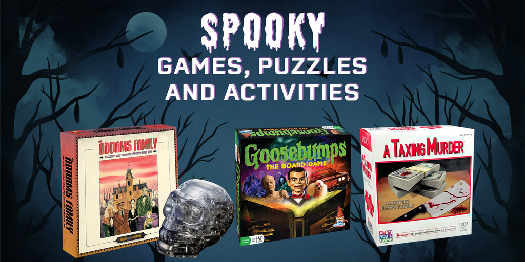 Spooky Halloween Games, Puzzles and Activities