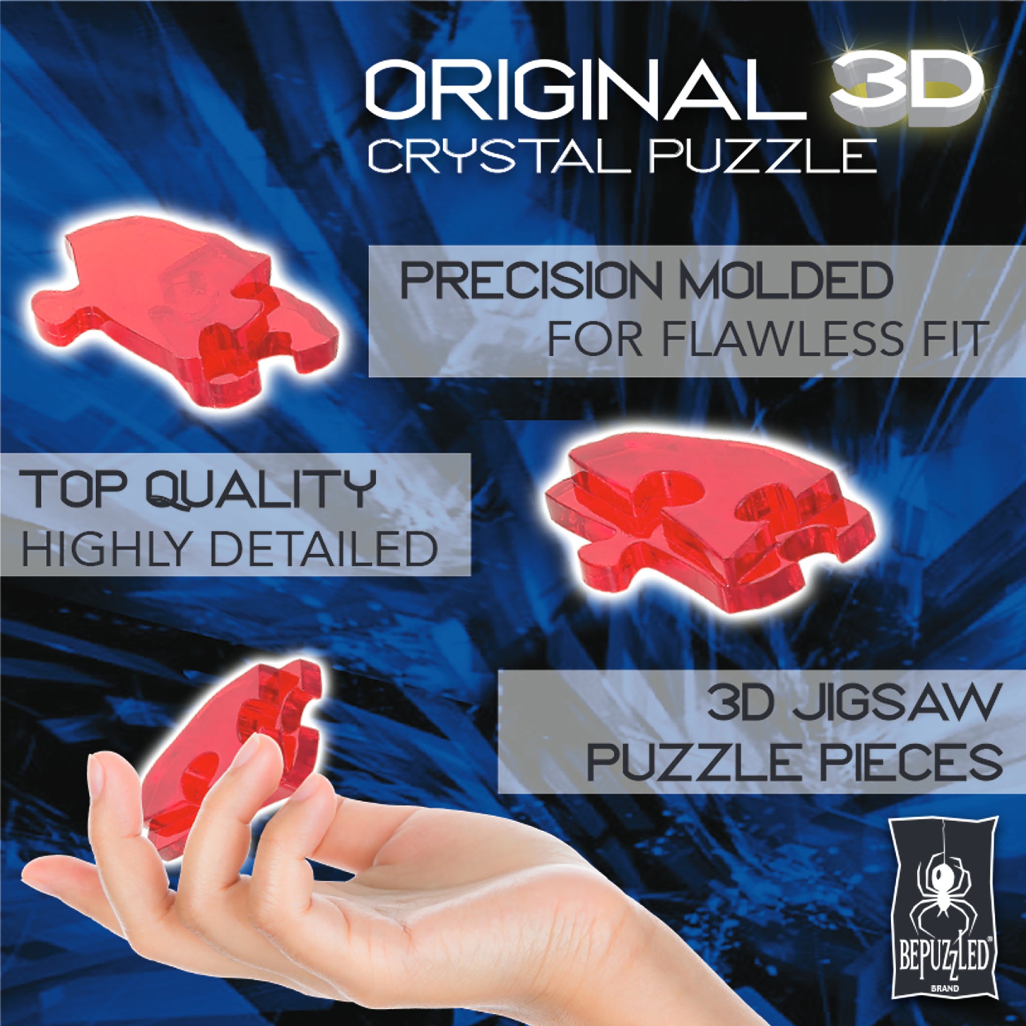 3D Crystal Puzzle - Disney Hula Stitch: 35 Pcs | AreYouGame
