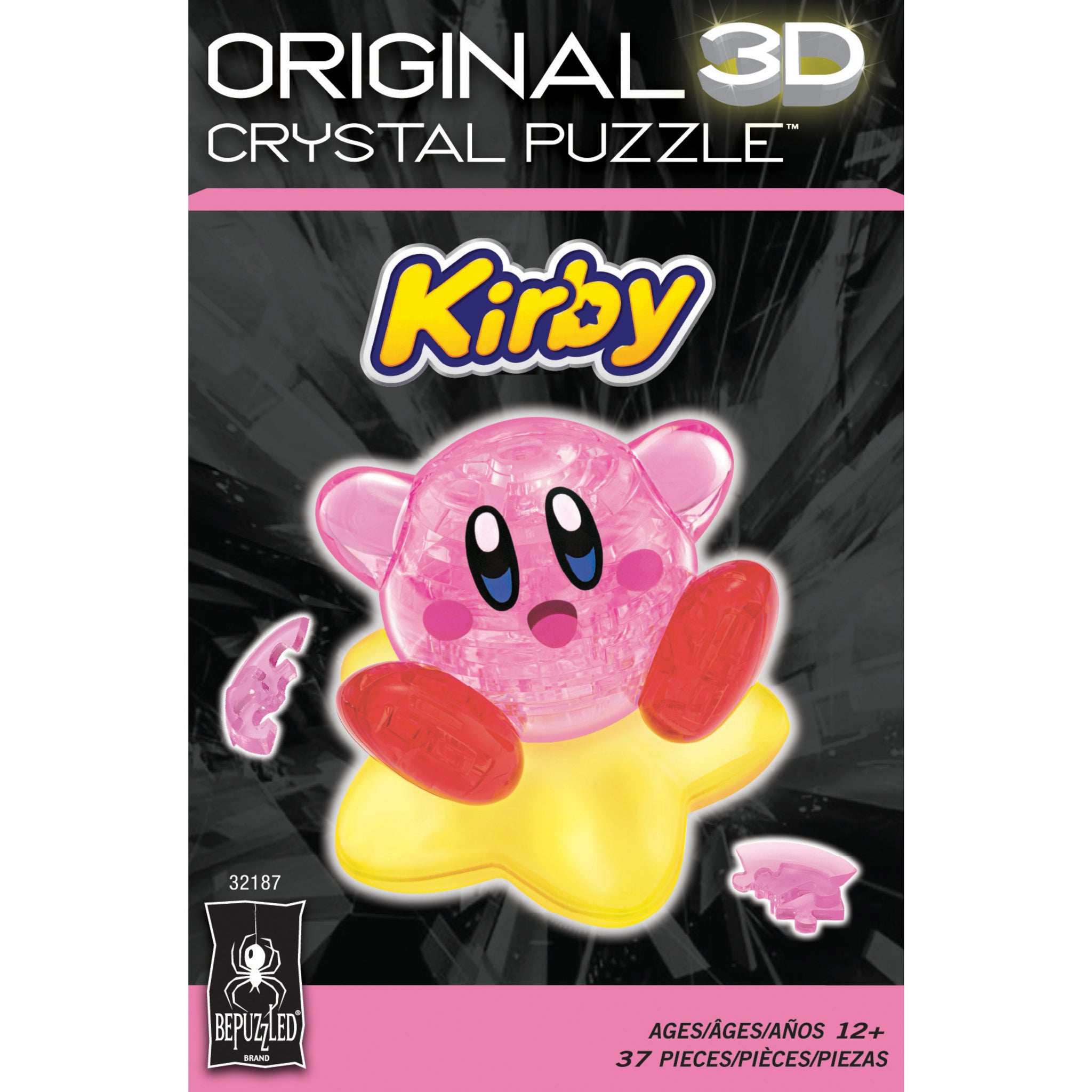 3D Crystal Puzzle - Nintendo Kirby: 37 Pcs | AreYouGame