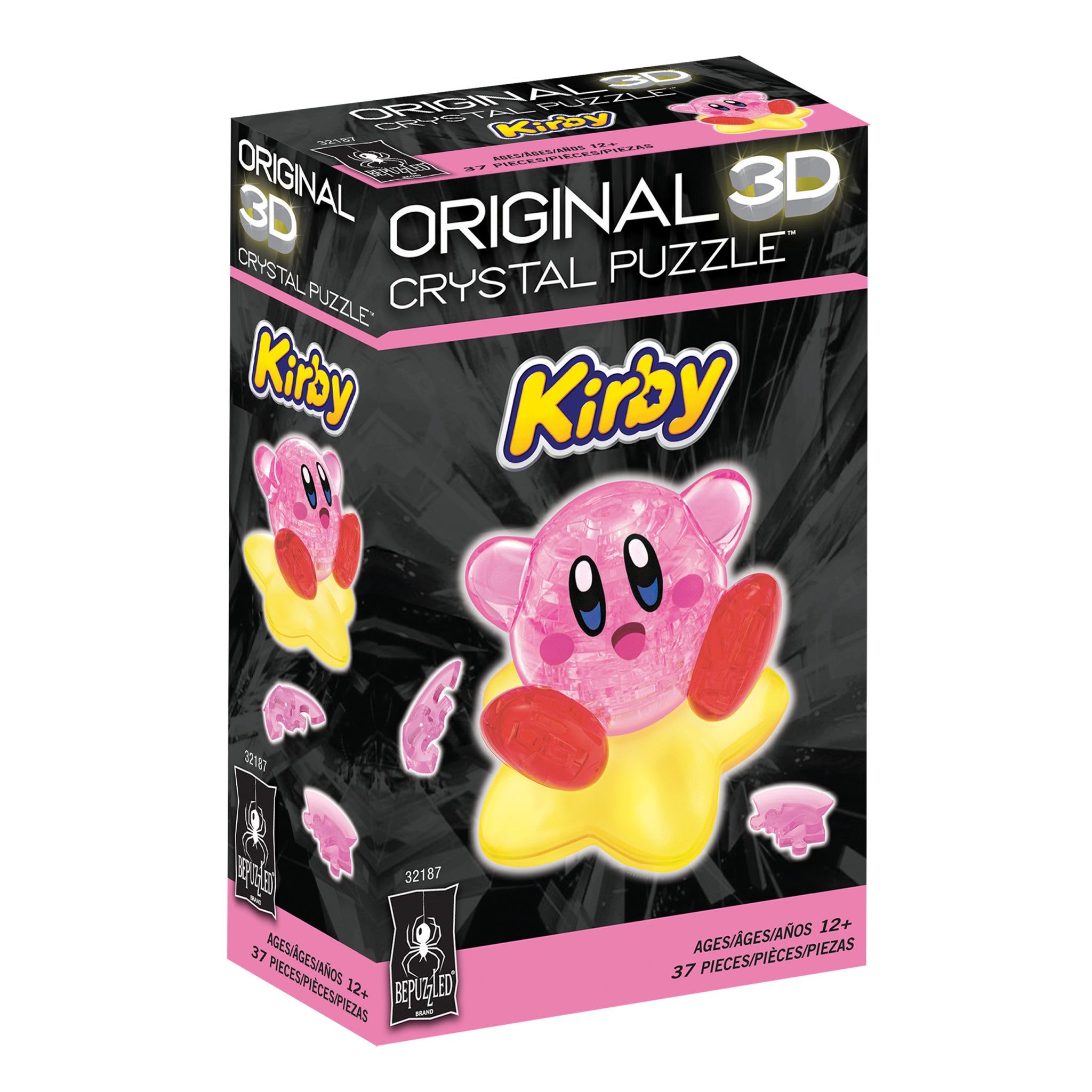 3D Crystal Puzzle - Nintendo Kirby: 37 Pcs | AreYouGame