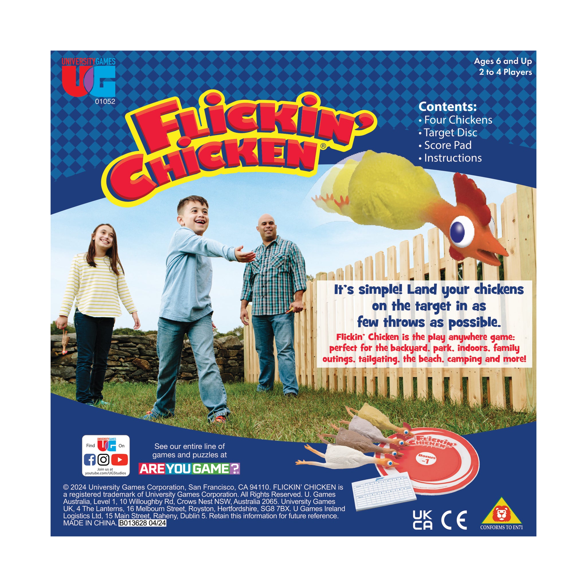Flickin' Chicken Box Edition | Active Play | AreYouGame