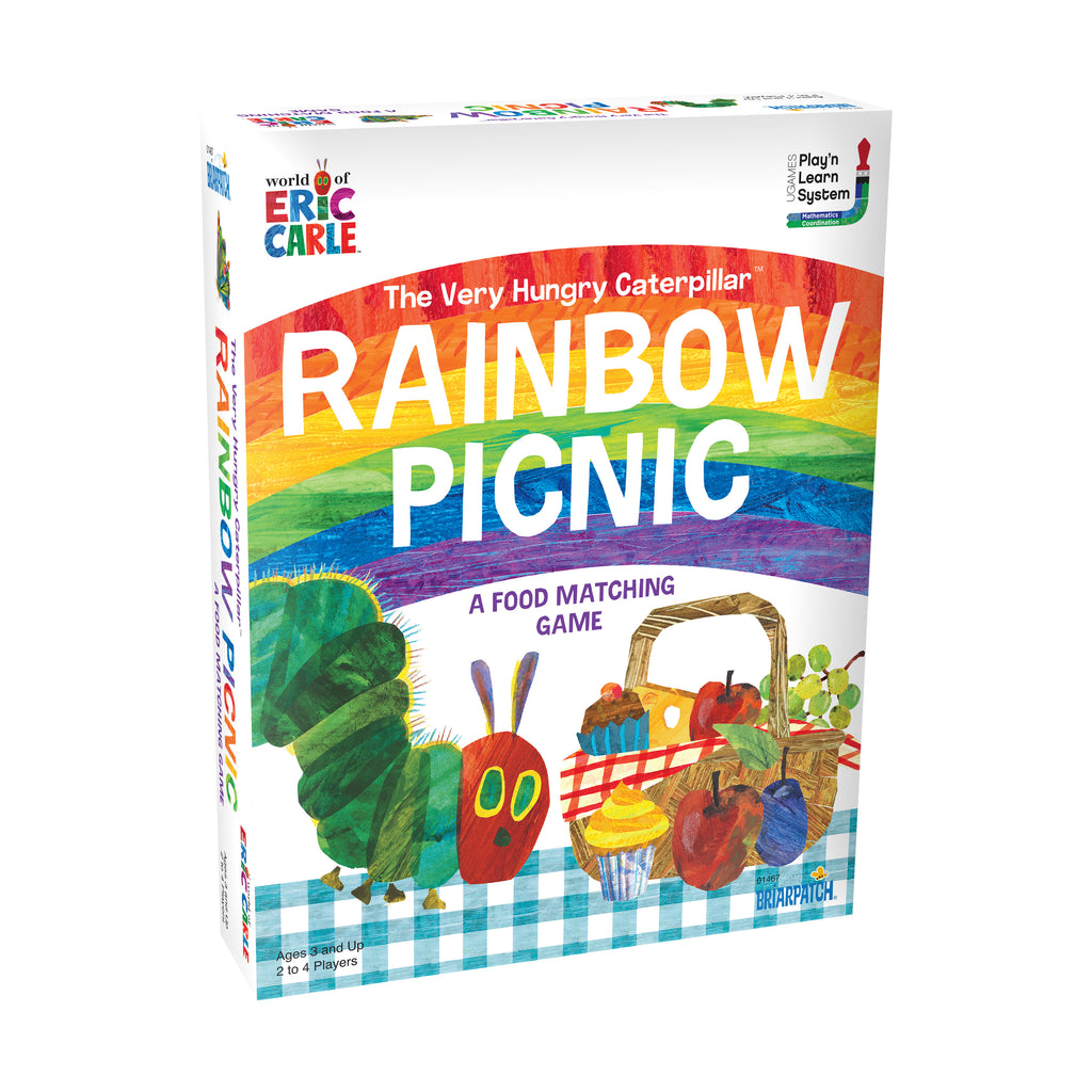 Briarpatch The World of Eric Carle - The Very Hungry Caterpillar Rainbow Picnic Food Matching Game