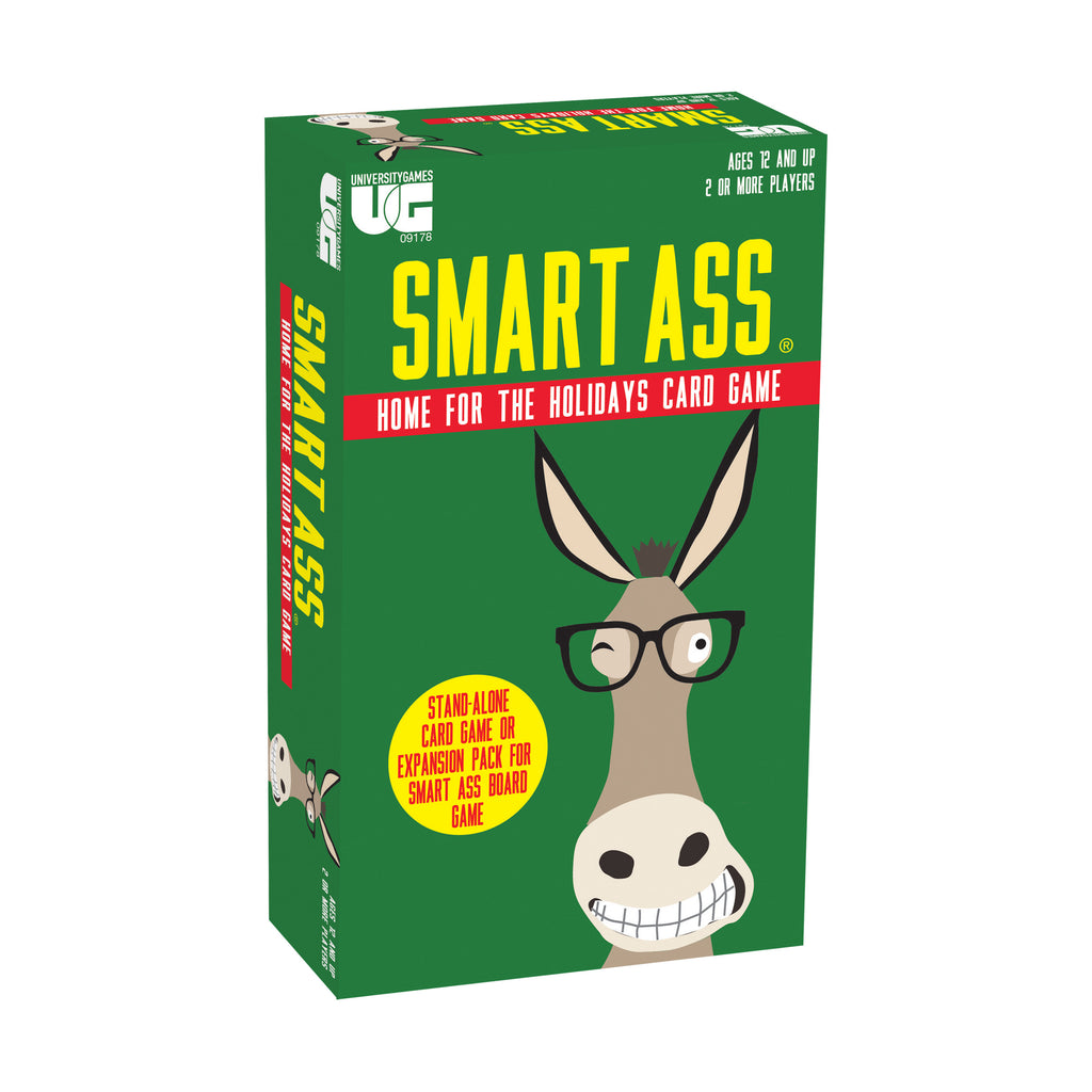 University Games Smart Ass Home for the Holidays Card Game