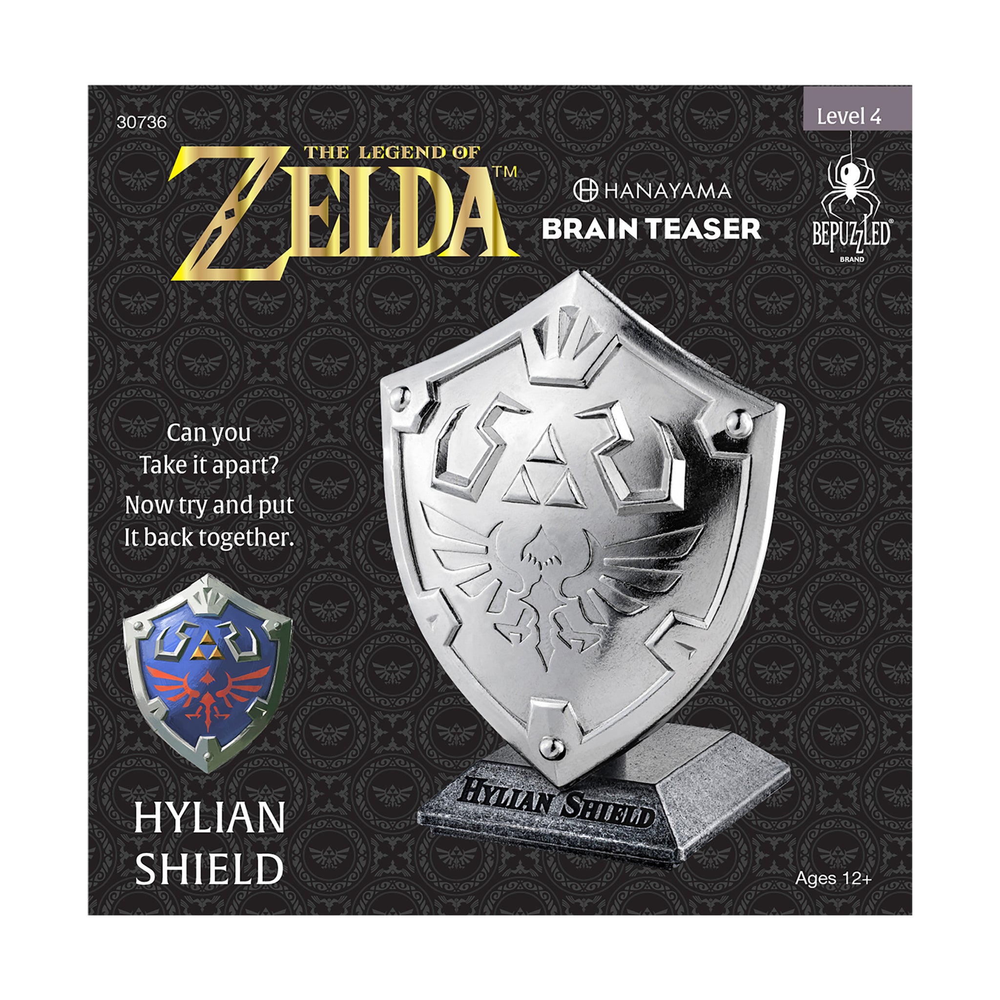 Hanayama Level 4 Cast Puzzle - The Legend of Zelda: Hylian Shield