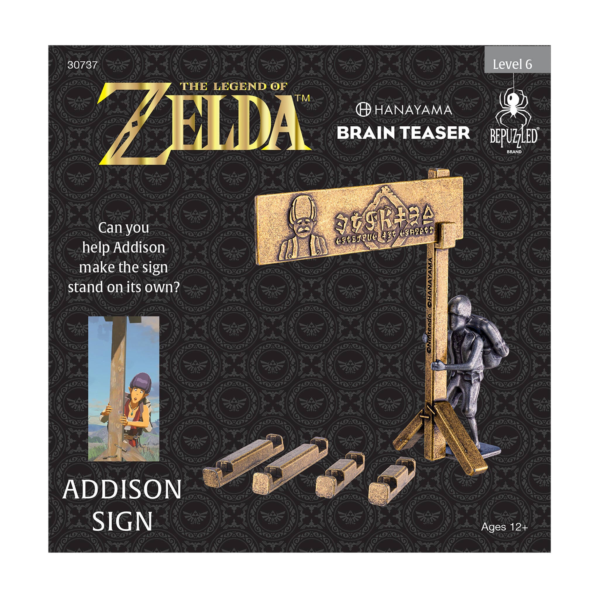 Hanayama Level 6 Cast Puzzle - The Legend of Zelda: Addison Sign