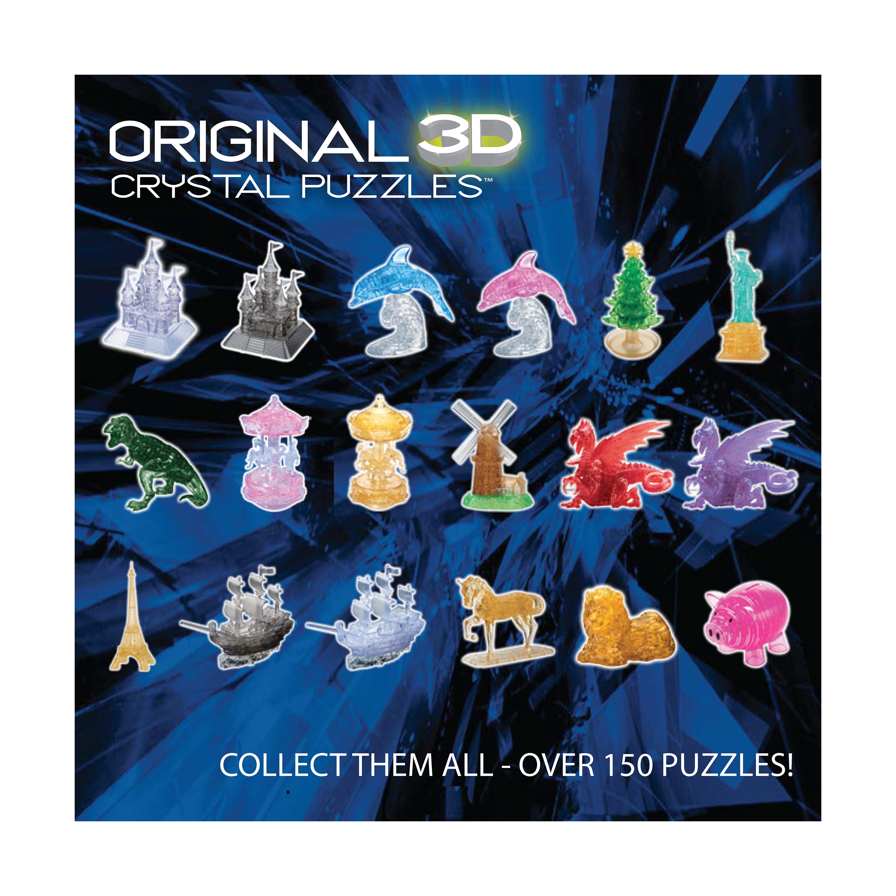 3D Crystal Puzzle - Disney 100 Platinum Edition - Ariel: 42 Pcs