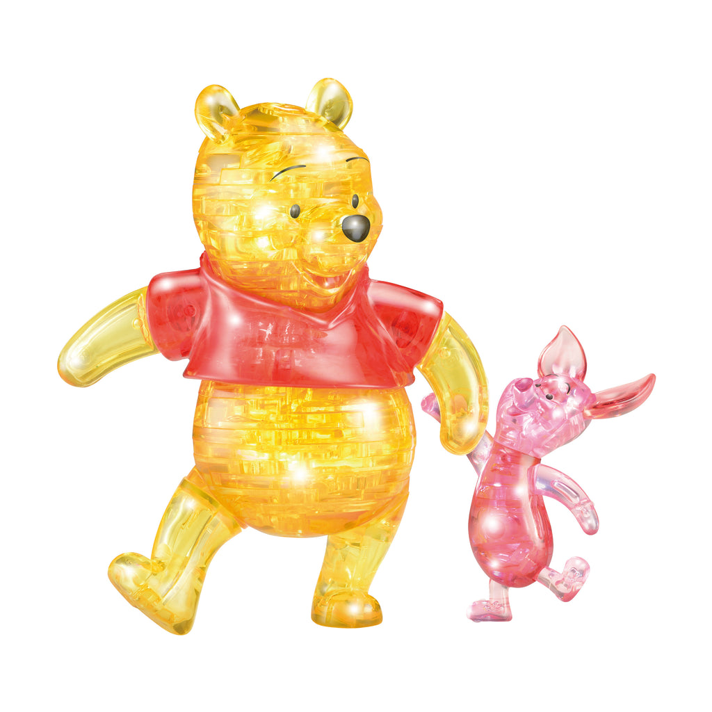 BePuzzled 3D Crystal Puzzle - Disney Winnie the Pooh and Piglet (Multi-color): 57 Pcs