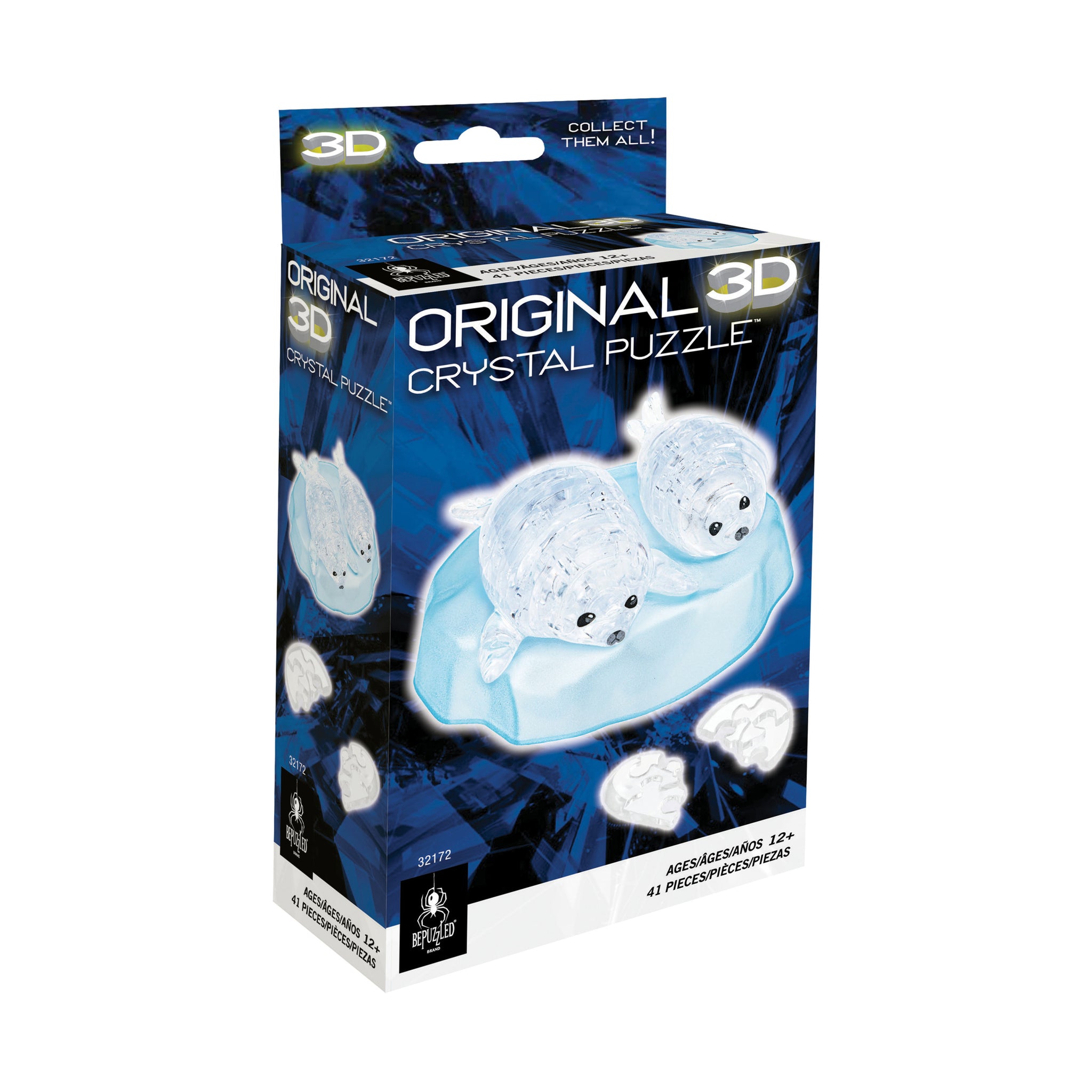 3D Crystal Puzzle: Seals: 41 Pcs | AreYouGame – AreYouGame.com