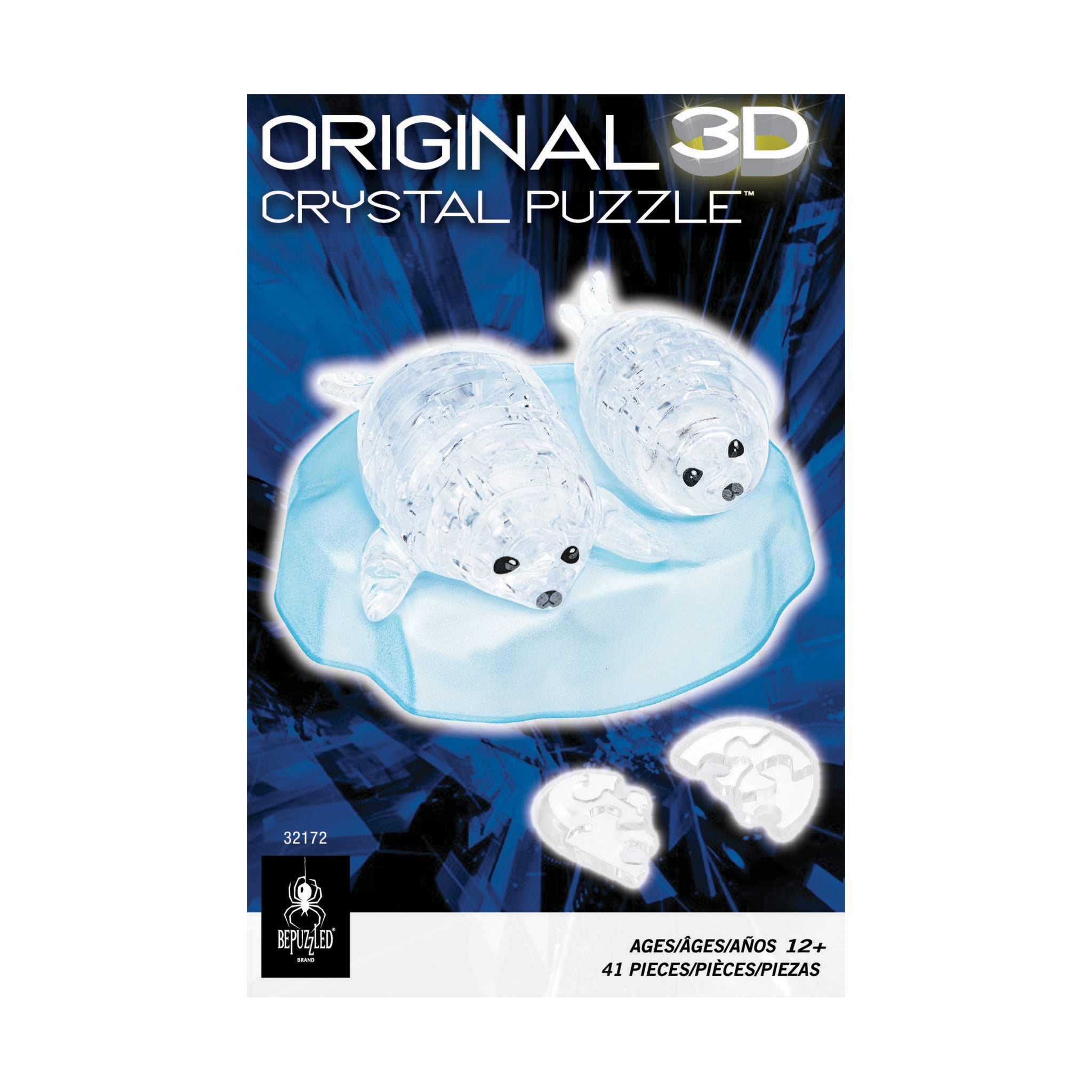 3D Crystal Puzzle: Seals: 41 Pcs | AreYouGame – AreYouGame.com