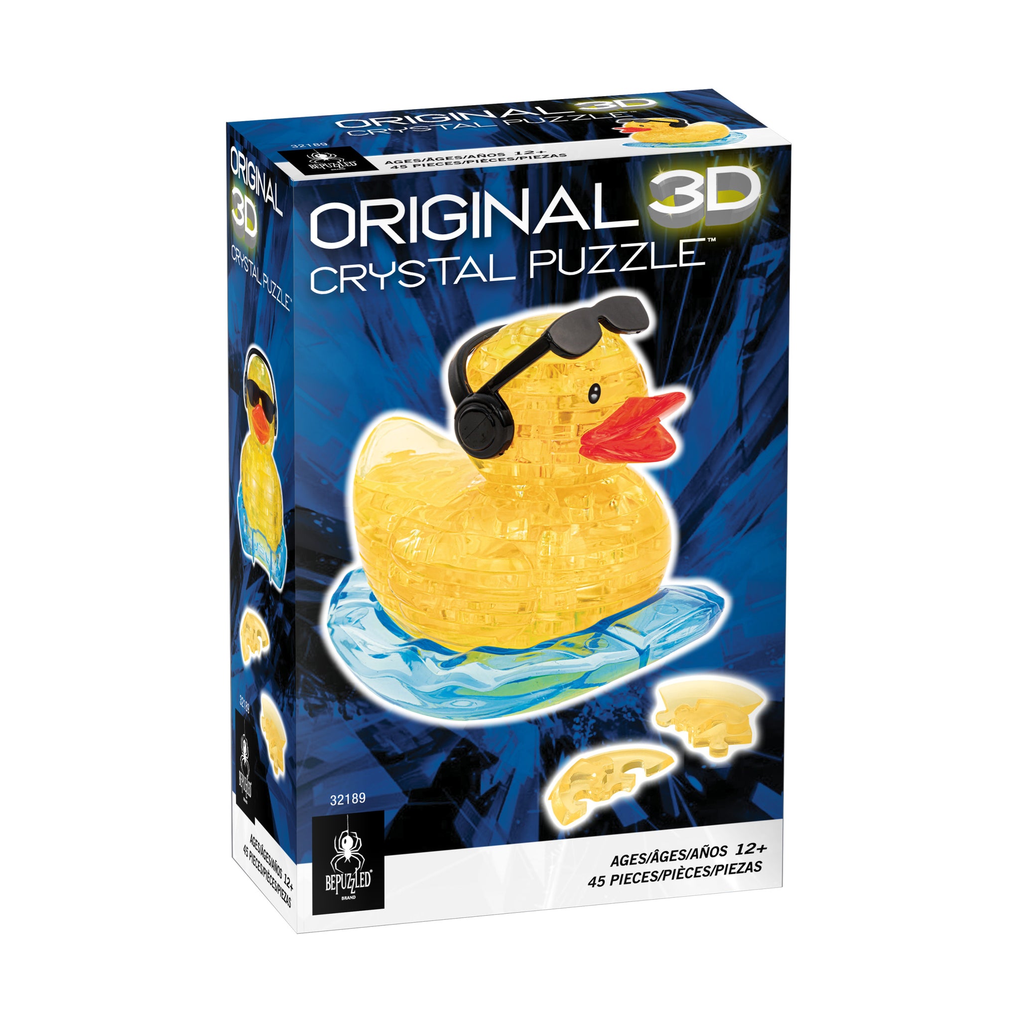 3D Crystal Puzzle - Rock'n Duck: 45 Pcs | AreYouGame – AreYouGame.com