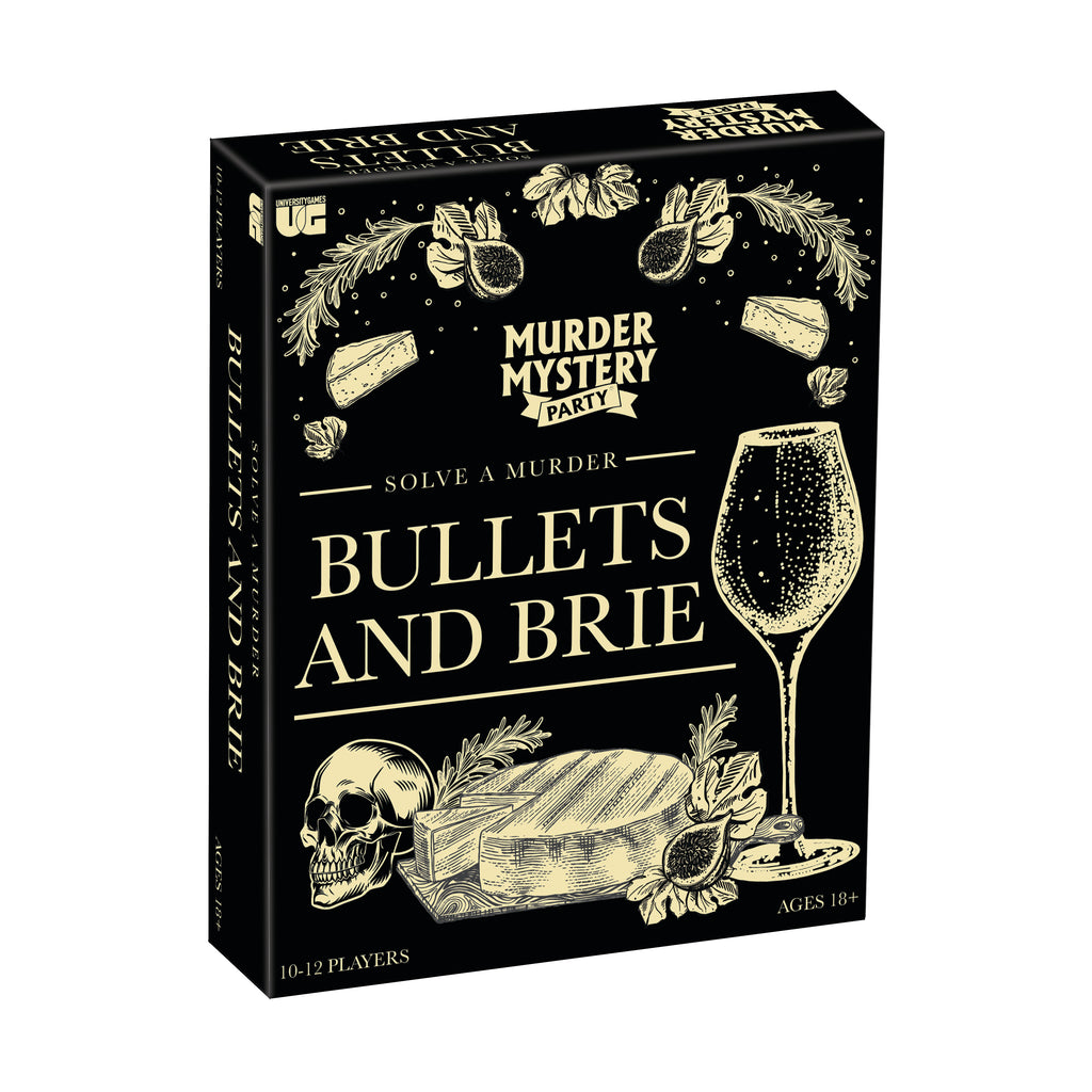 University Games Murder Mystery Party - Bullets and Brie