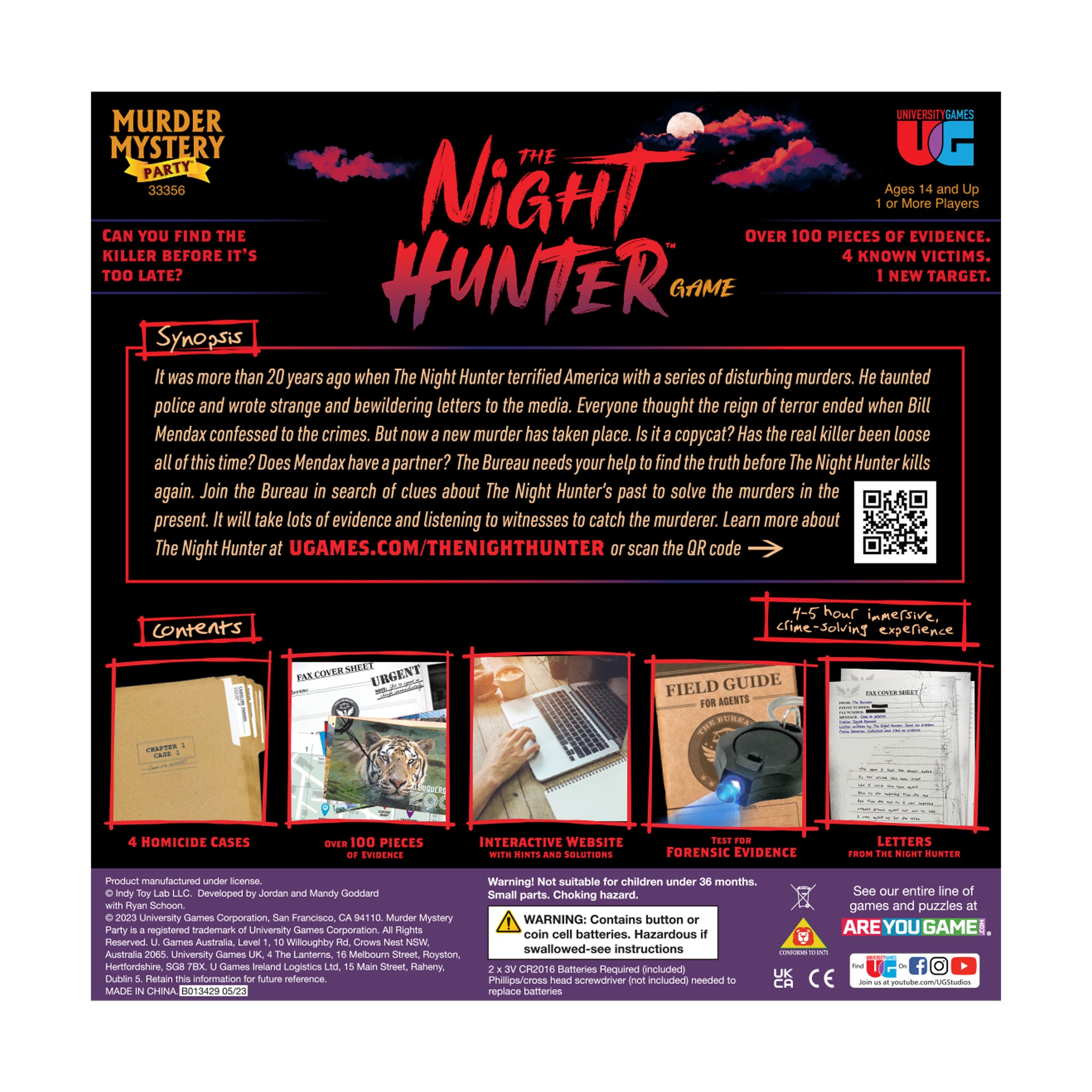 Murder Mystery Party - The Night Hunter Game | AreYouGame