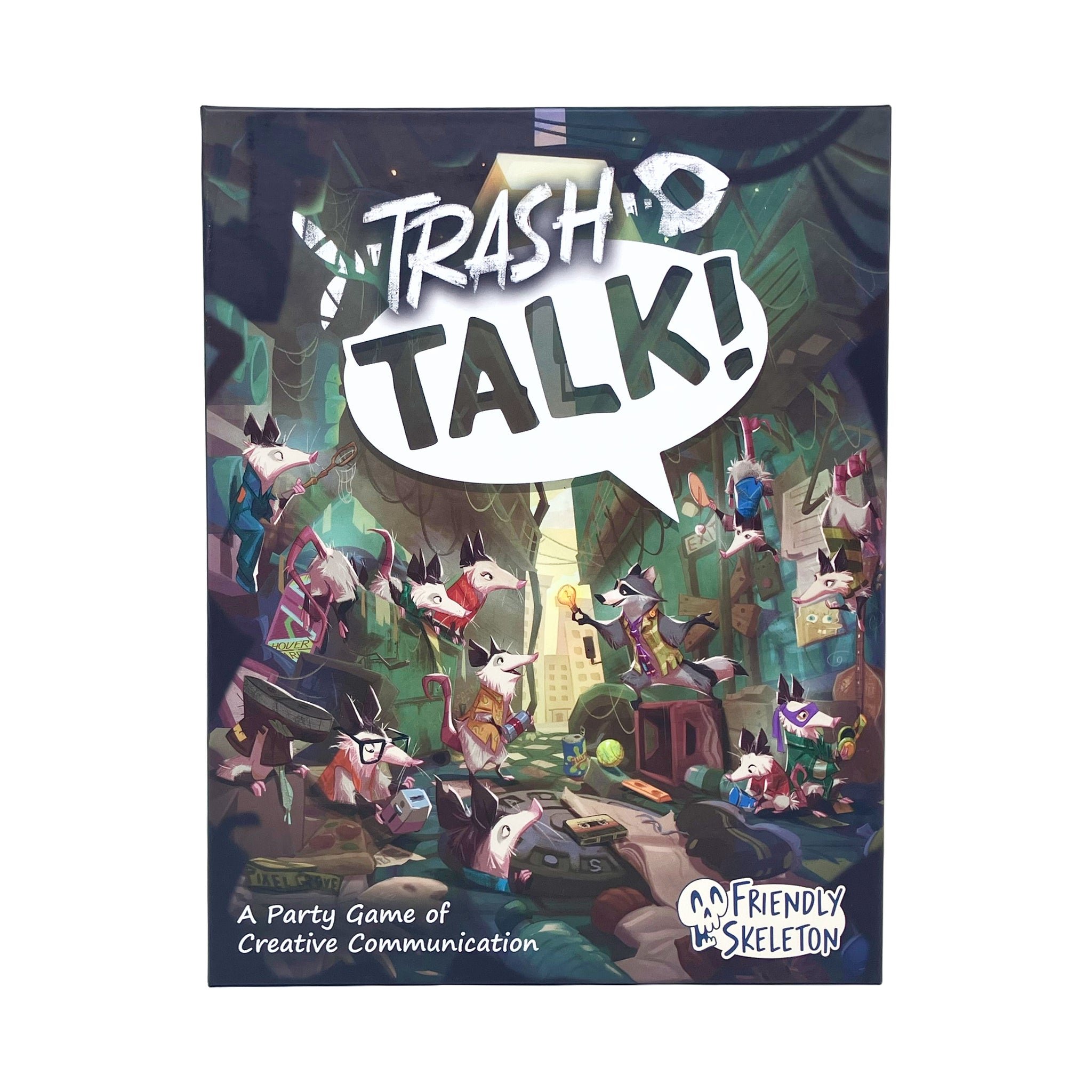 Trash Talk: Gioco Da Tavolo Originale Con 20 Oggetti Fisici Per Comunicare Usando Spazzatura, Divertente Gioco Di Società