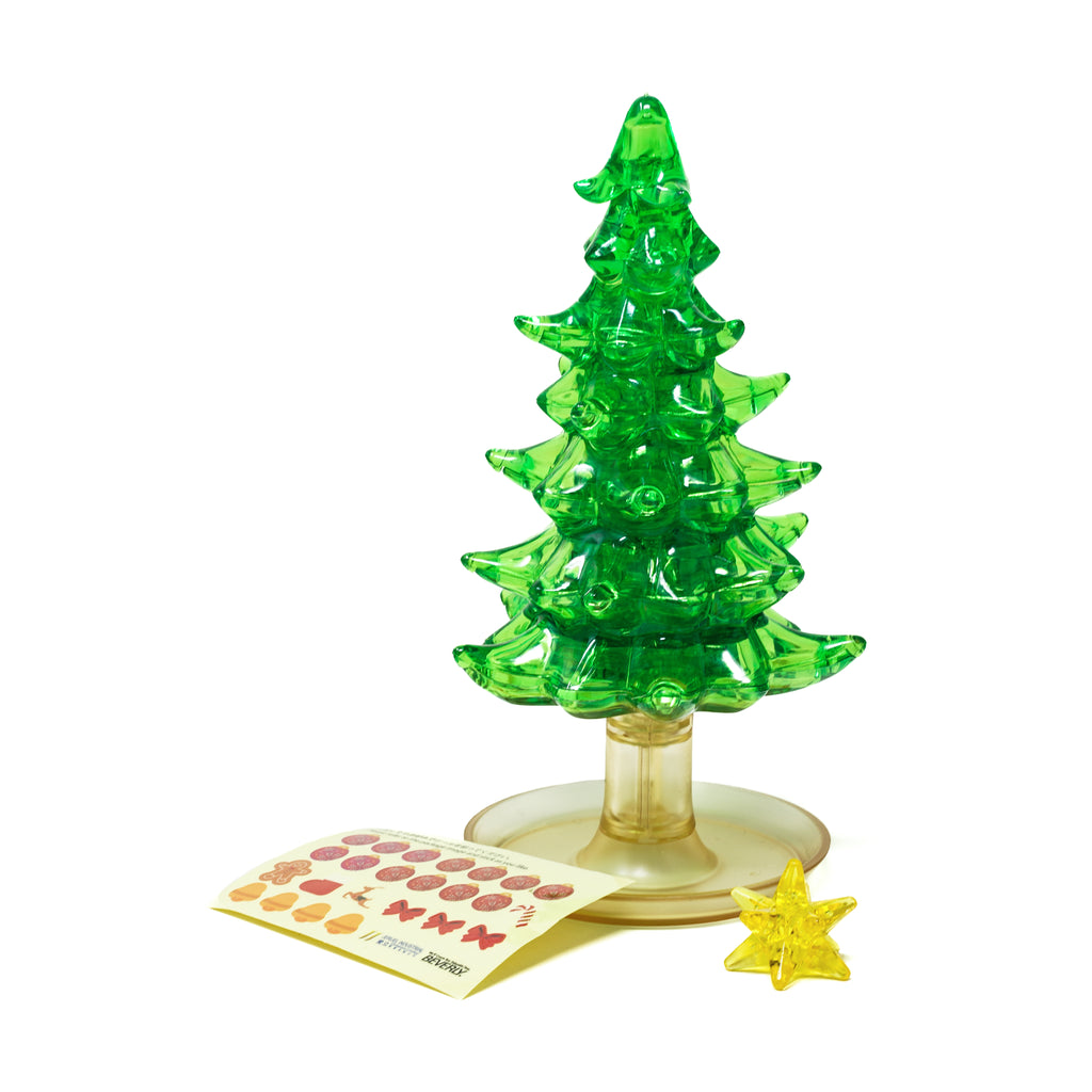 AreYouGame.com 3D Crystal Puzzle - Christmas Tree: 69 Pcs