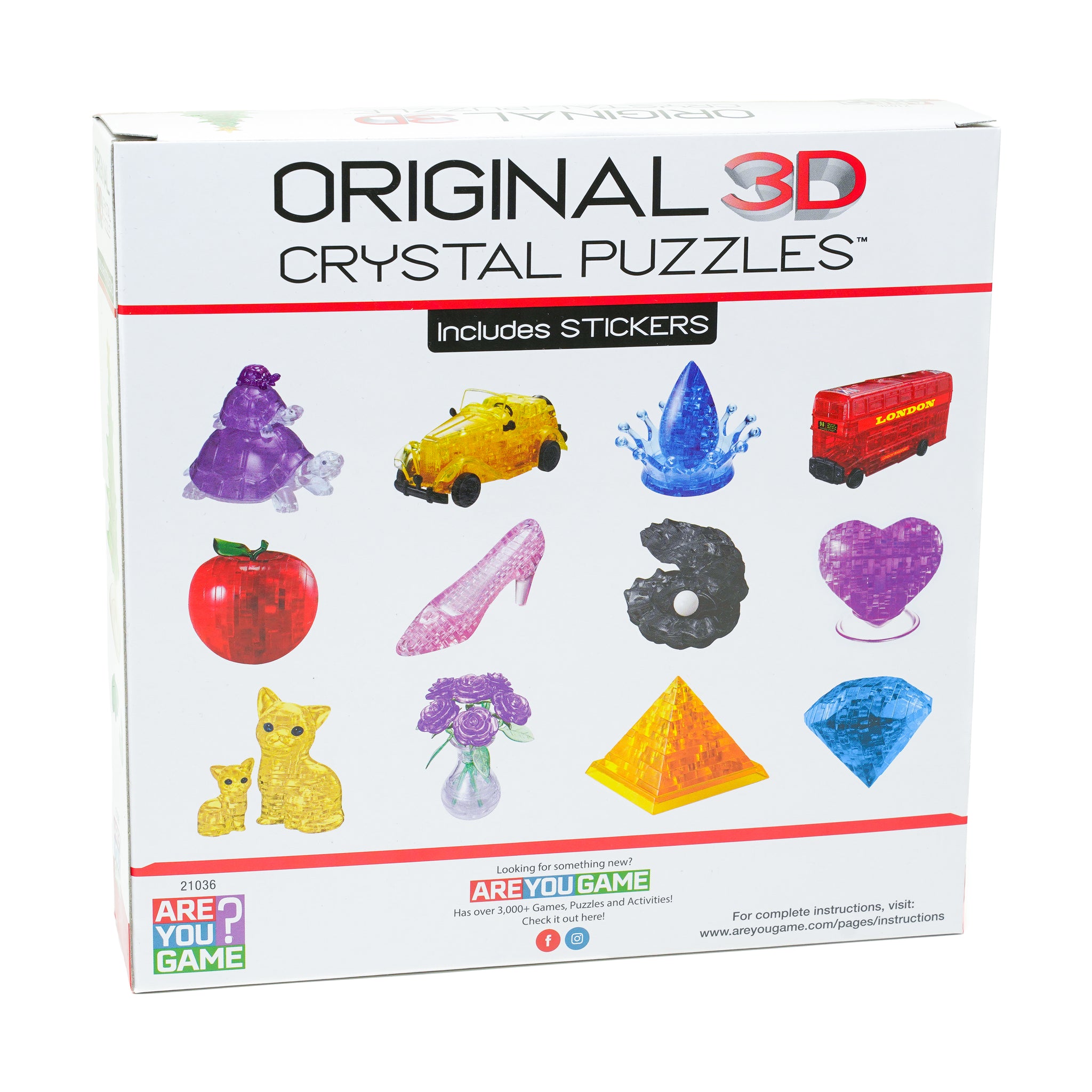 3D Crystal Puzzle - Christmas Tree: 69 Pcs | AreYouGame