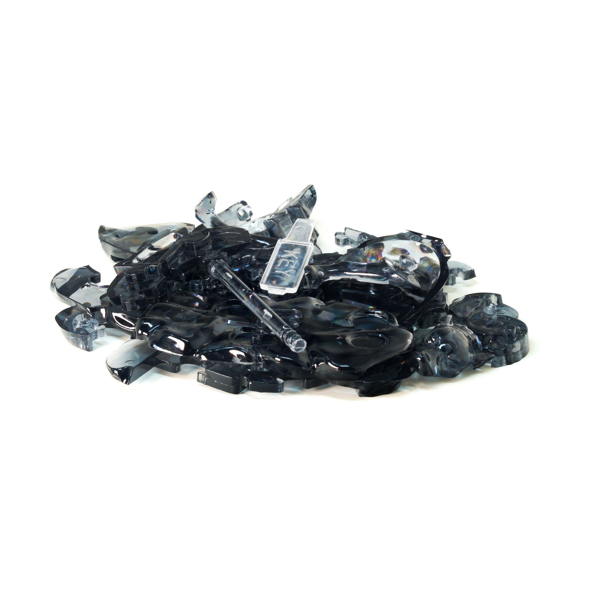 3D Crystal Puzzle - Wolf (Black): 37 Pcs | AreYouGame – AreYouGame.com