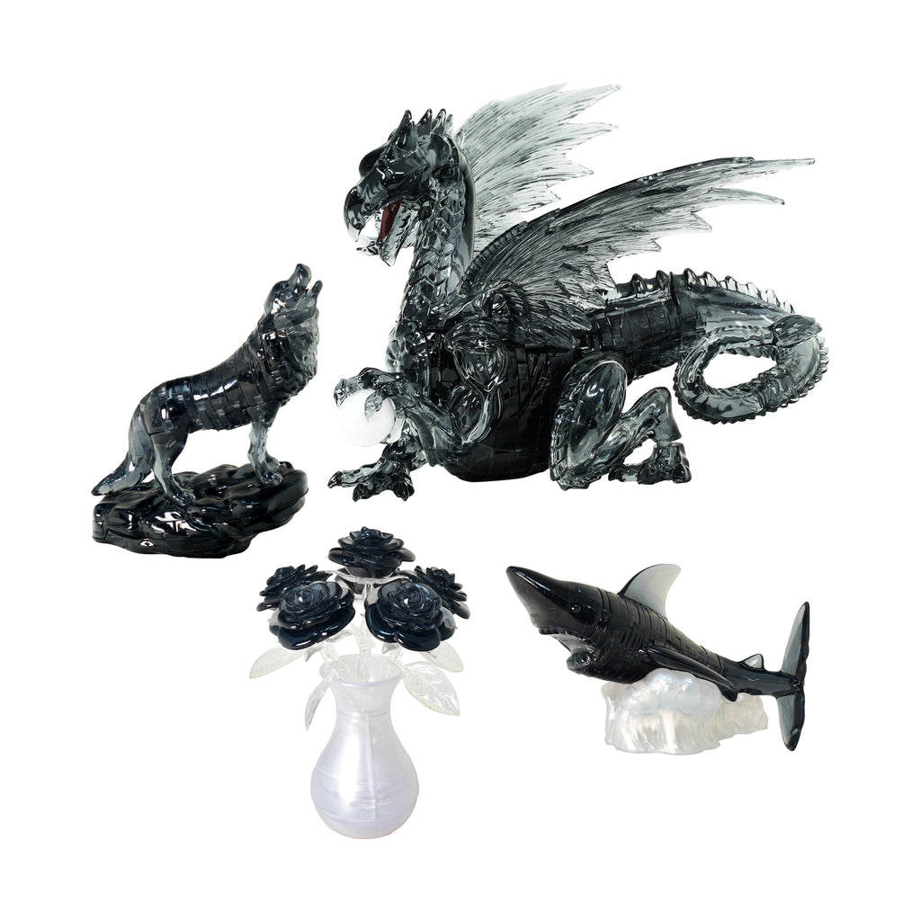 AreYouGame.com 3D Crystal Puzzle - Black Magic Collection: 179 Pcs