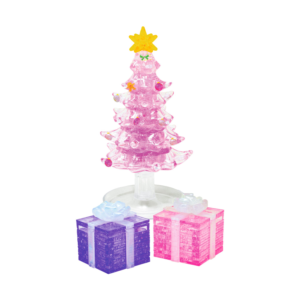 AreYouGame.com 3D Crystal Puzzle - Pink Perfection Christmas Bundle: 145 Pcs