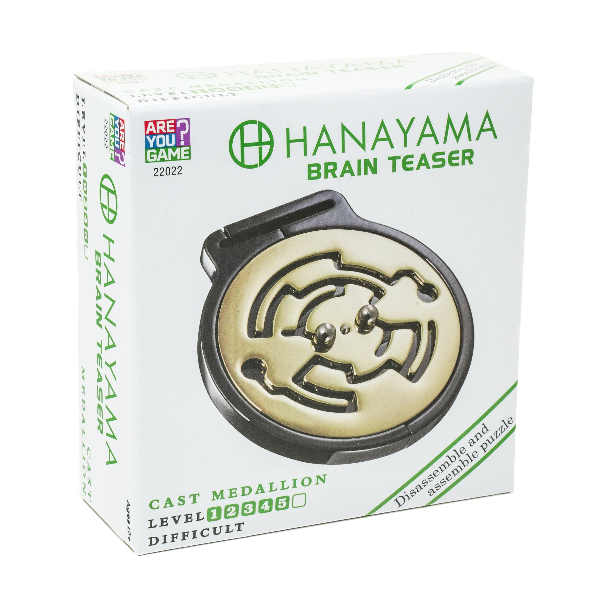 Hanayama Level 5 Cast Puzzle - Medallion | AreYouGame – AreYouGame.com