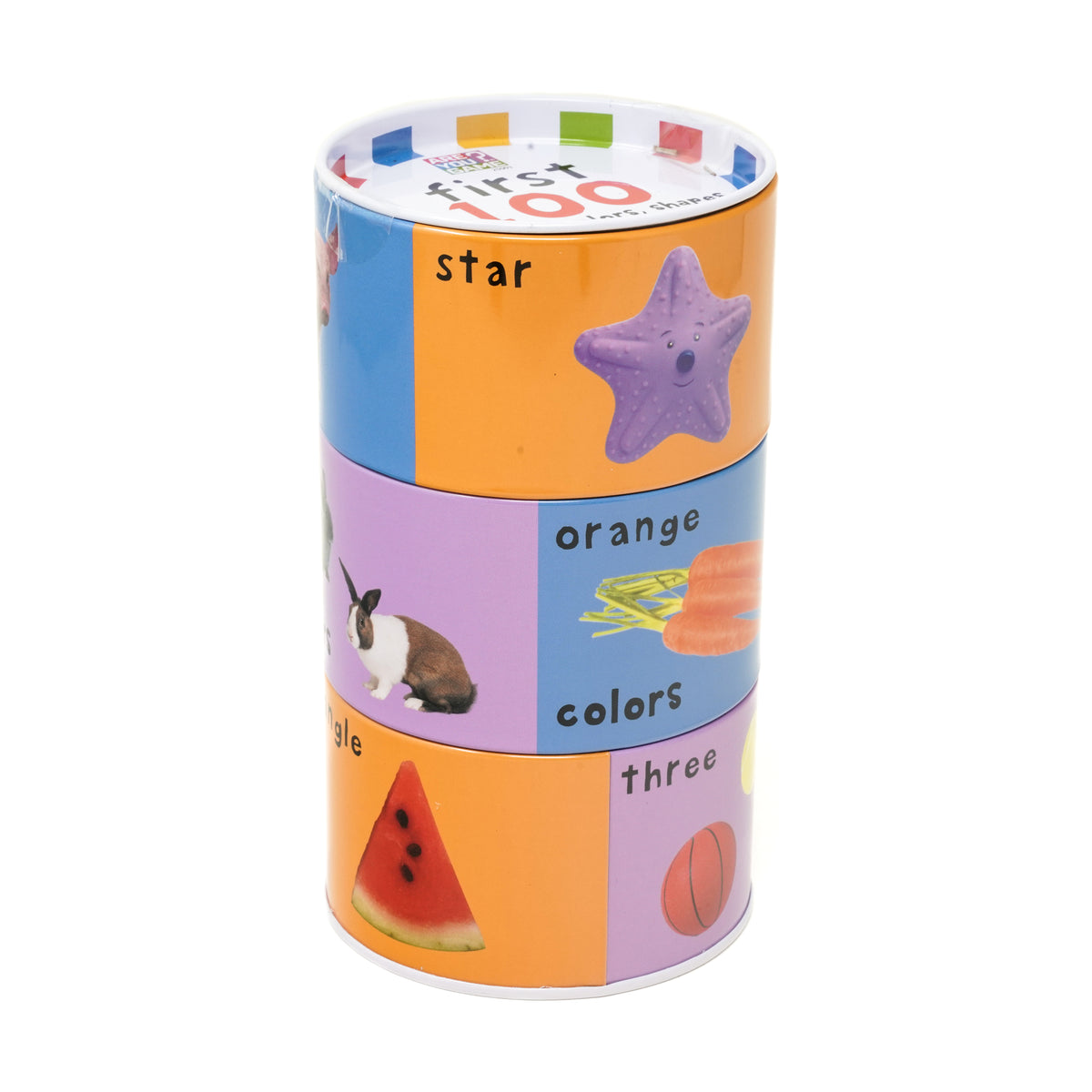 First 100 Numbers, Colors, Shapes Mix & Match Puzzle Tin – AreYouGame.com