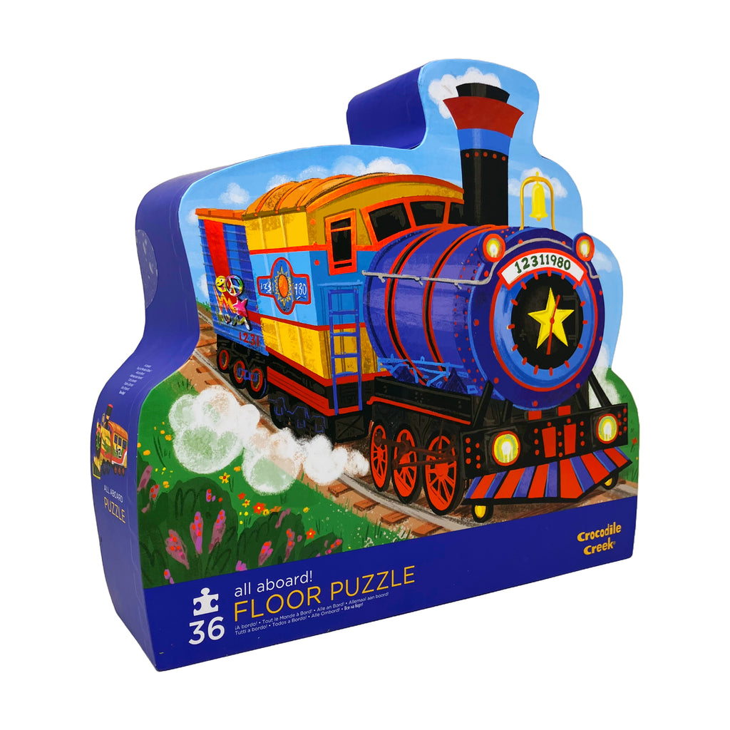 Crocodile Creek All Aboard! Floor Puzzle: 36 Pcs