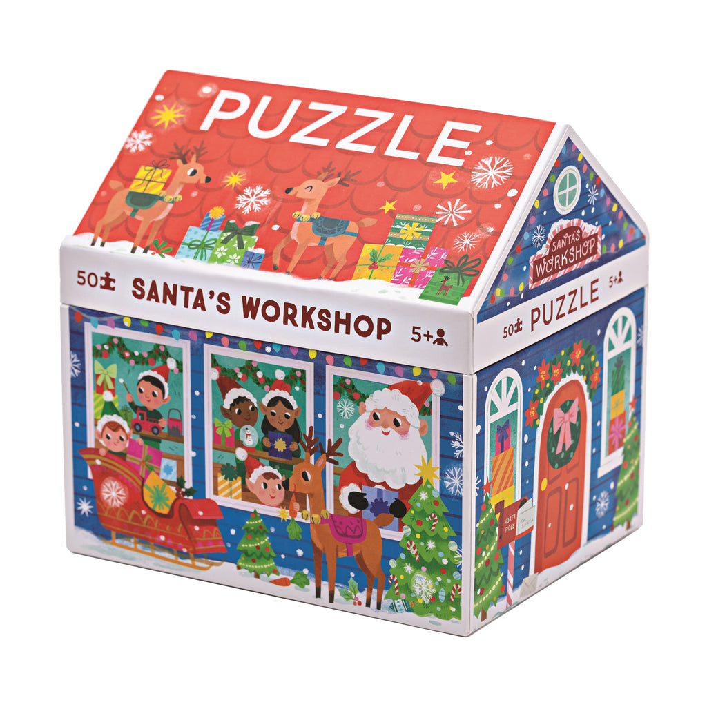 Crocodile Creek Santa's Workshop Puzzle: 50 Pcs