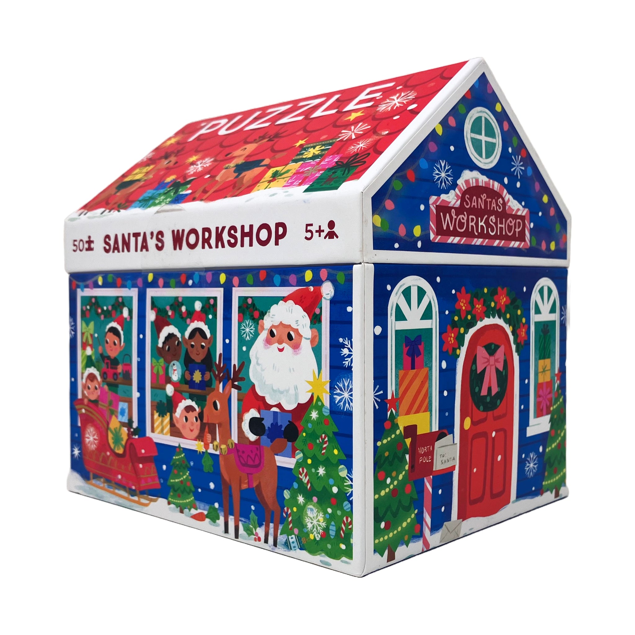 サンタボックスさん① Santa's Workshop Puzzle: 50 Pcs | Jigsaw Puzzles | AreYouGame