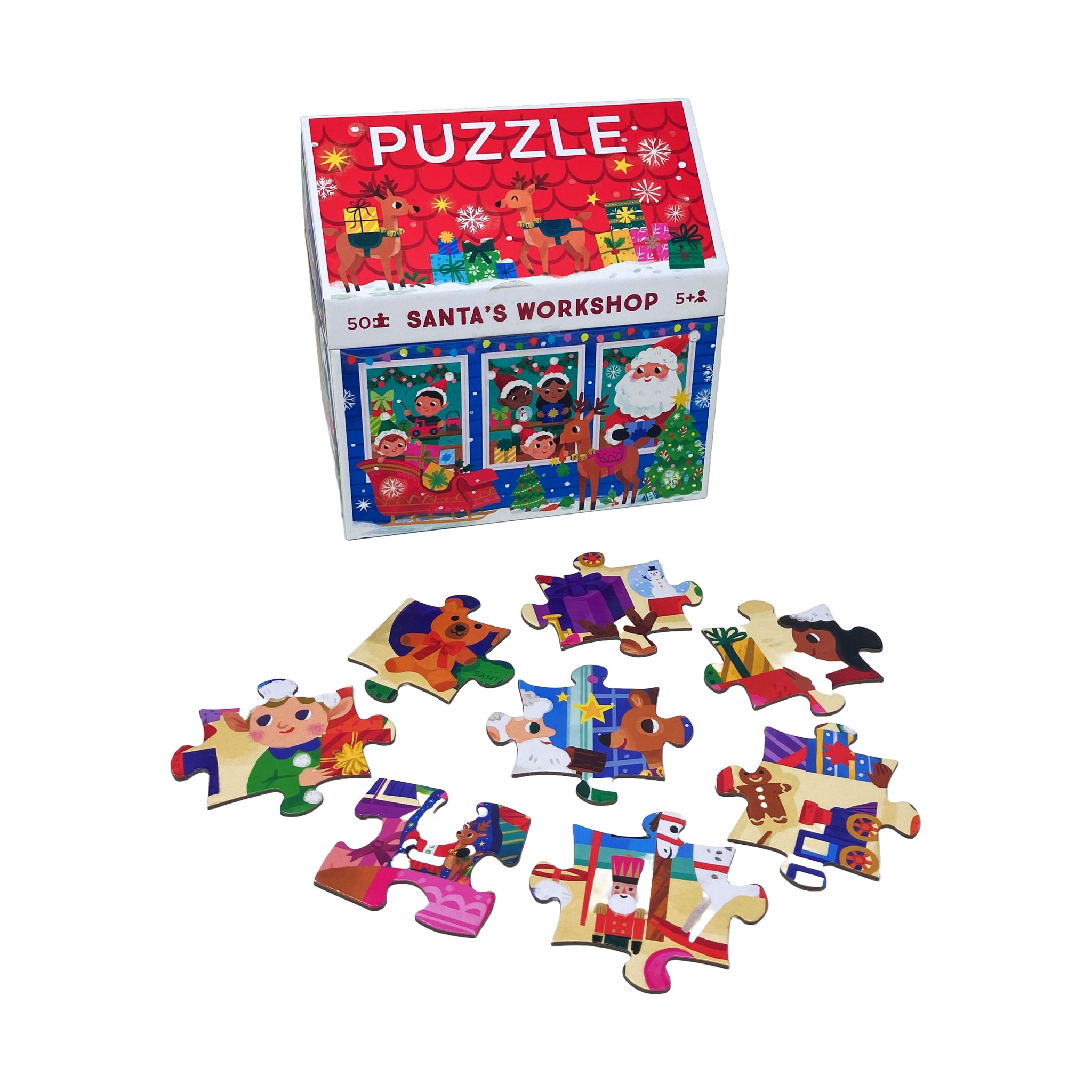 Santa's Workshop Puzzle: 50 Pcs | Jigsaw Puzzles | AreYouGame