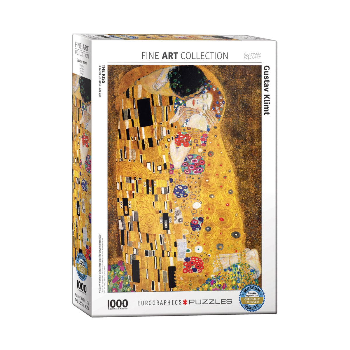 Gustav Klimt - The Kiss: 1000 Pcs Jigsaw Puzzle