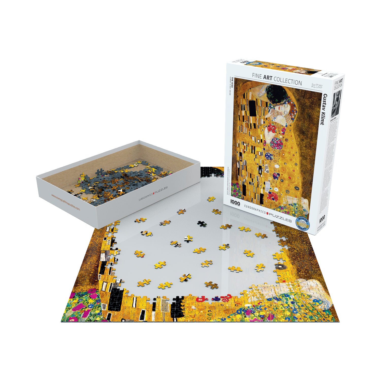 D-Toys Puzzle Gustav Klimt - Il Bacio 1000 pezzi D-Toys Puzzle Gustav Klimt - Il Bacio 1000 pezzi
