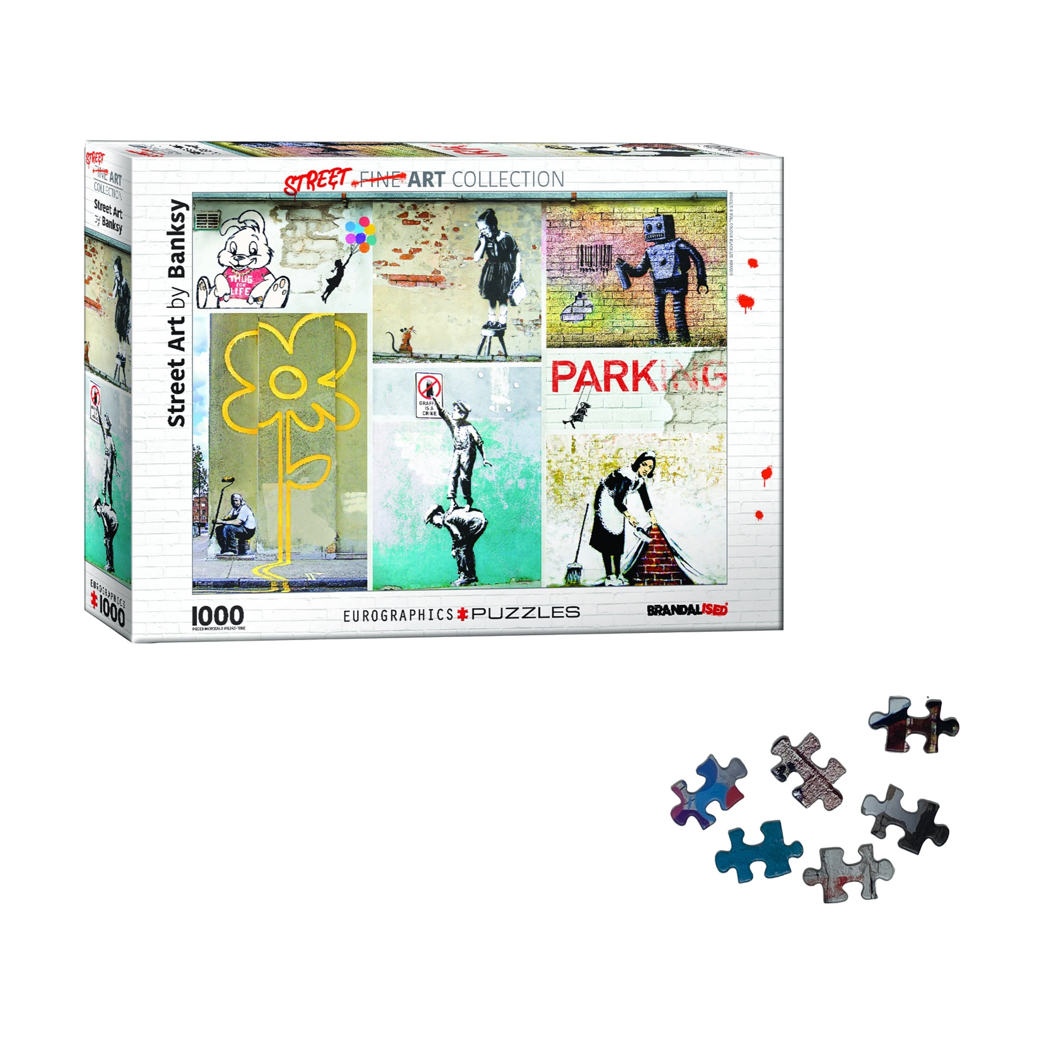 Street Art by Banksy: 1000 Pcs | Jigsaw Puzzles | AreYouGame