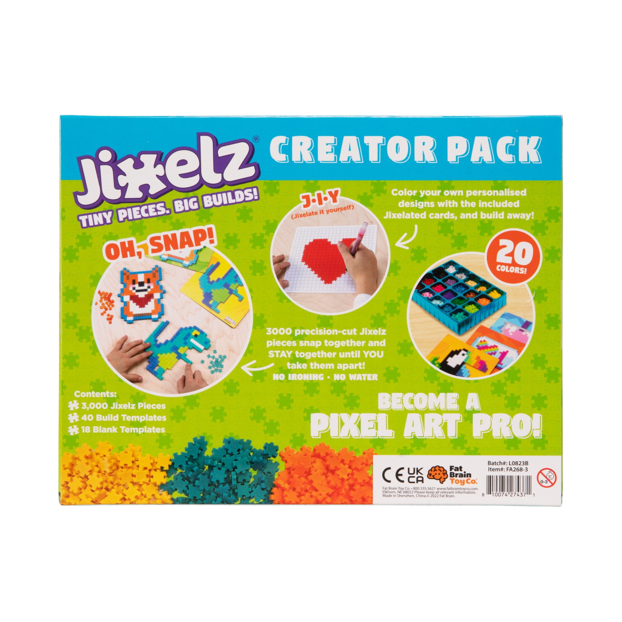 Jixelz Creator Pack: 3000 Pcs | Arts & Crafts | AreYouGame