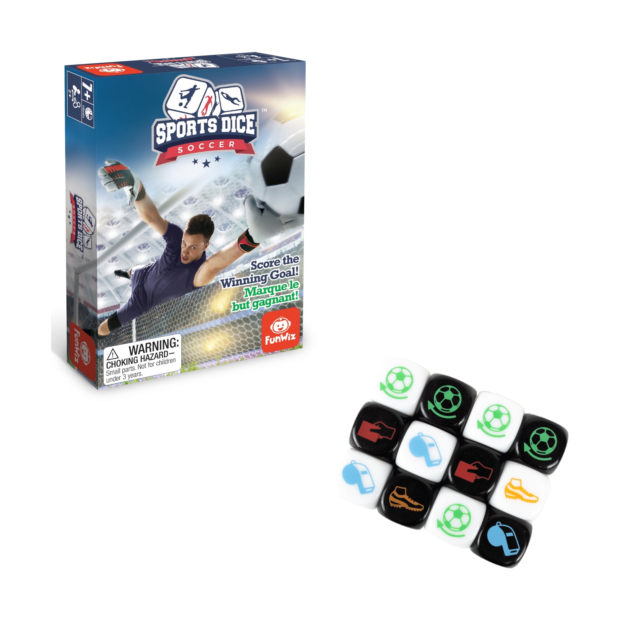 FoxMind Games: Sports Dice, Football, Roll Your Way to the End Zone, Easy  to Learn, Fun to Play, Play with Up to 4 Players, For Ages 7 and up - Yahoo  Shopping