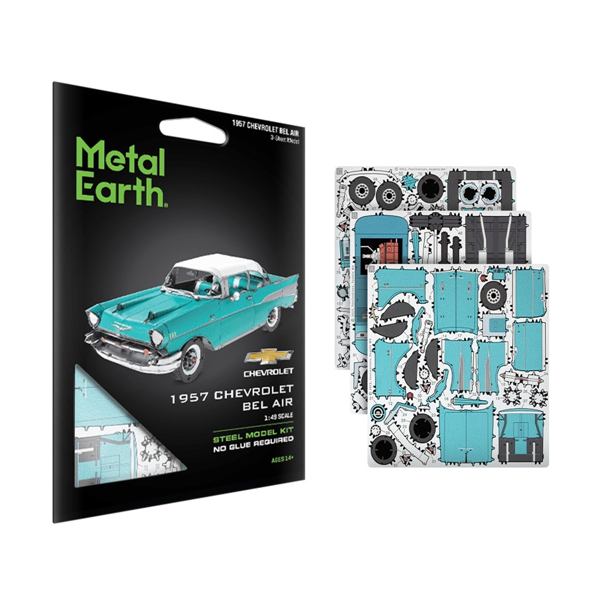 Metal Earth 3D Steel Model Kit - 1957 Chevrolet Bel Air
