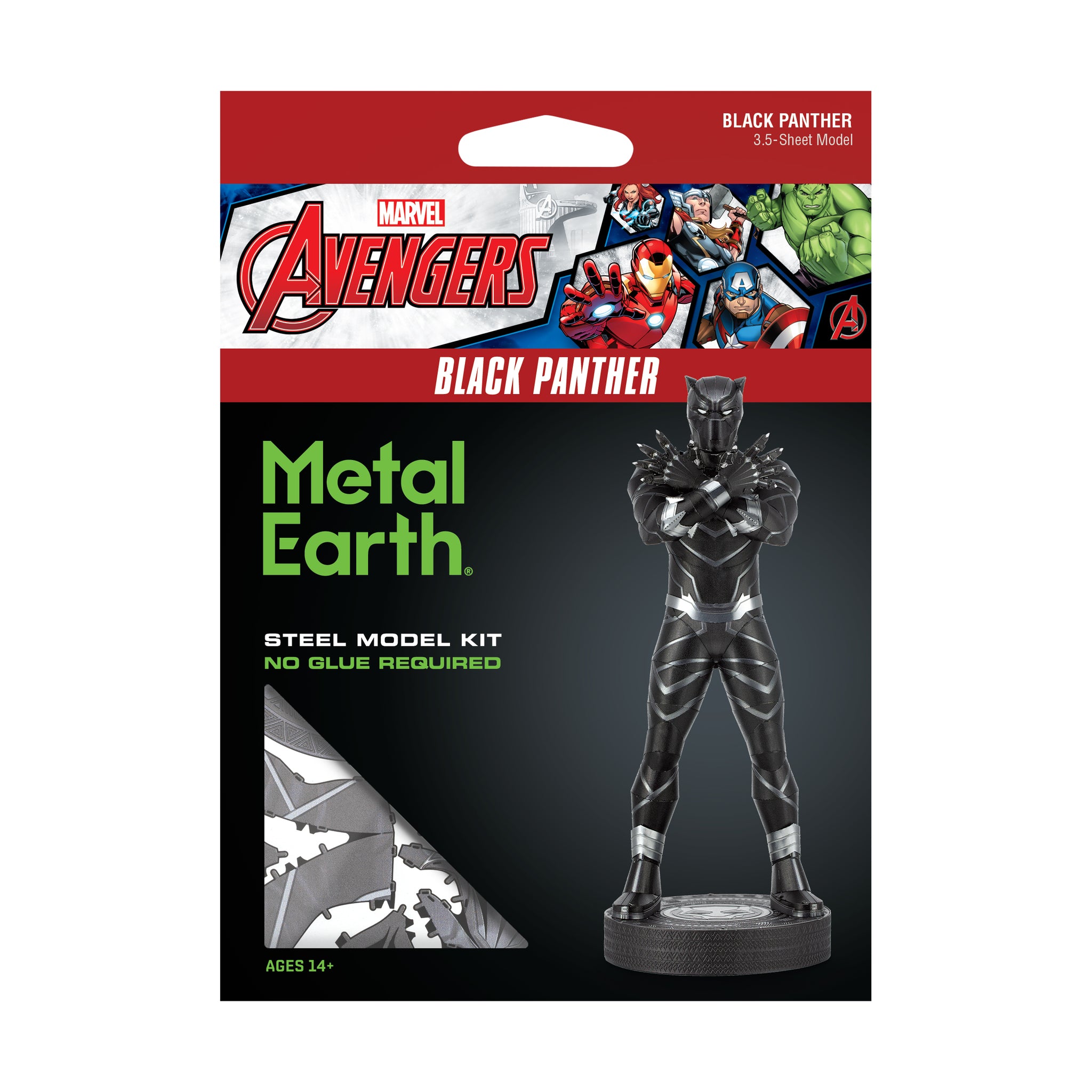 Metal Earth 3D Steel Model Kit - Marvel Avengers Black Panther