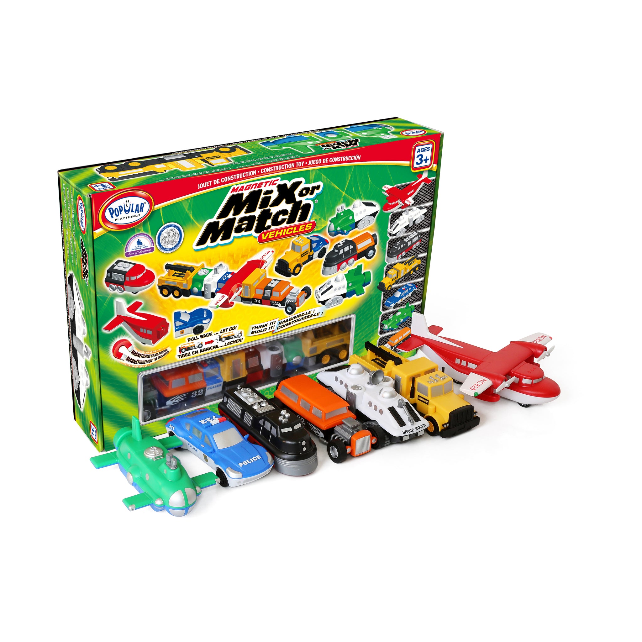 Magnetic Mix or Match Vehicles | Construction Toys | AreYouGame