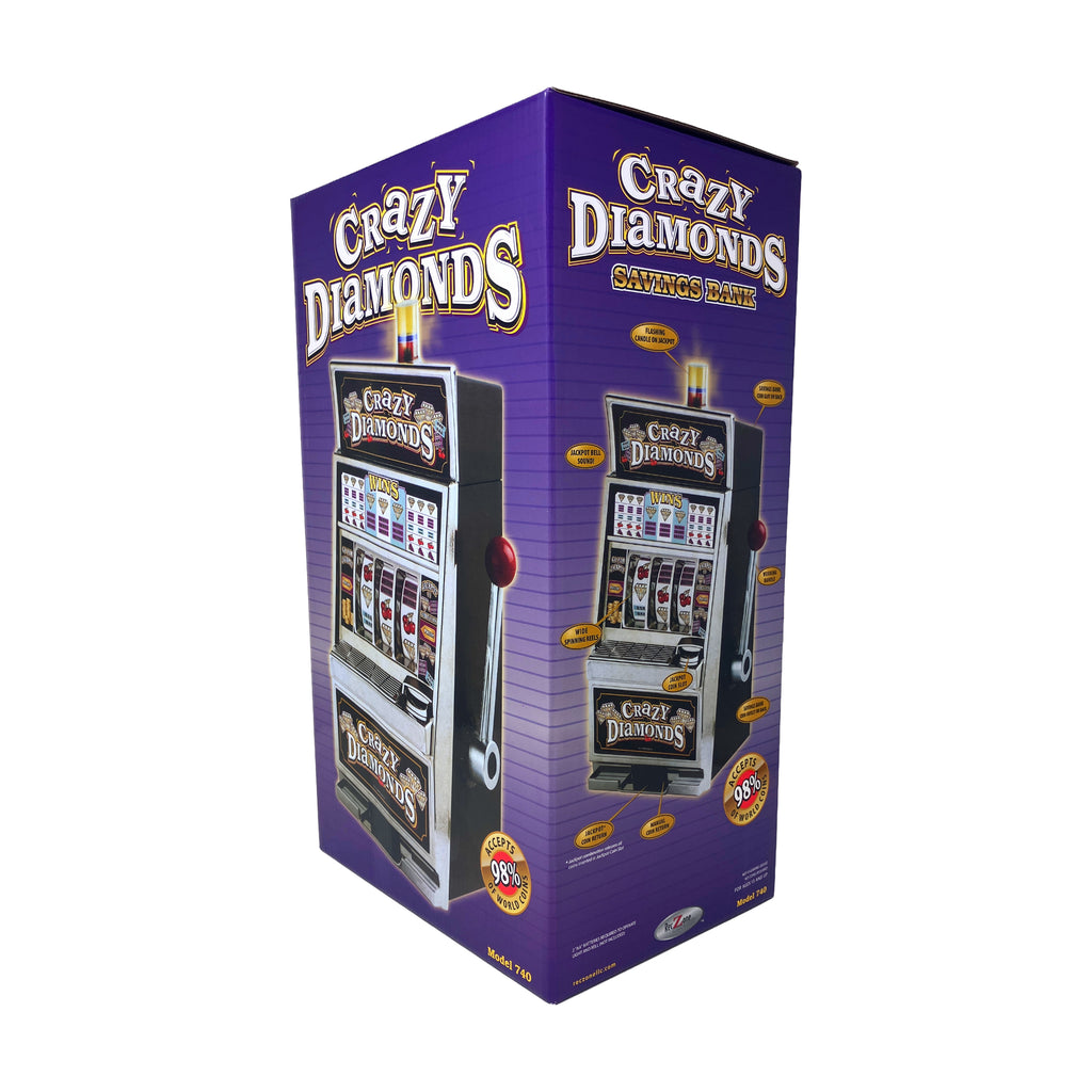 Crazy Diamonds Slot Savings Bank | Electronic Games | AreYouGame