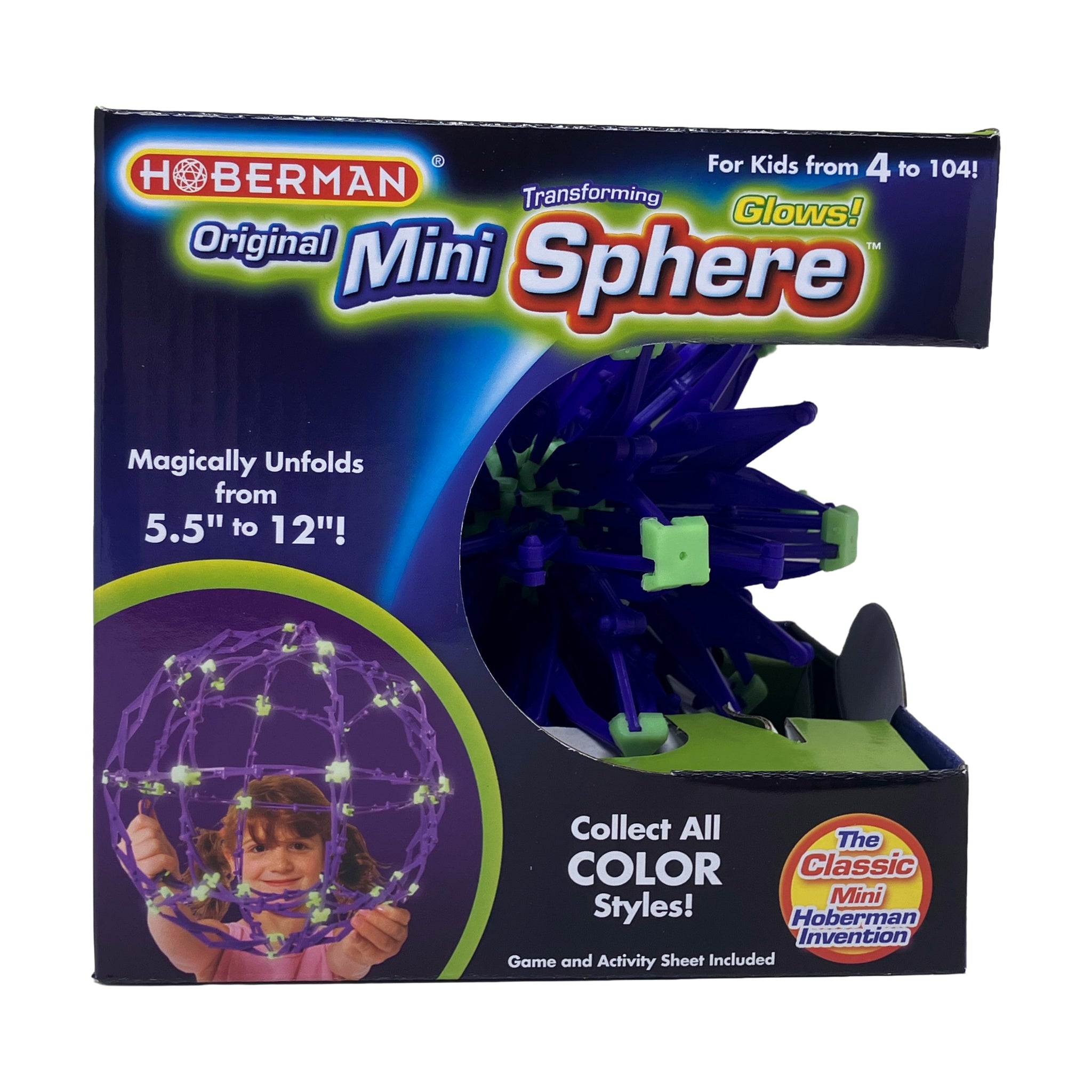 Hoberman Mini Sphere - Expanding Universe Glow | AreYouGame