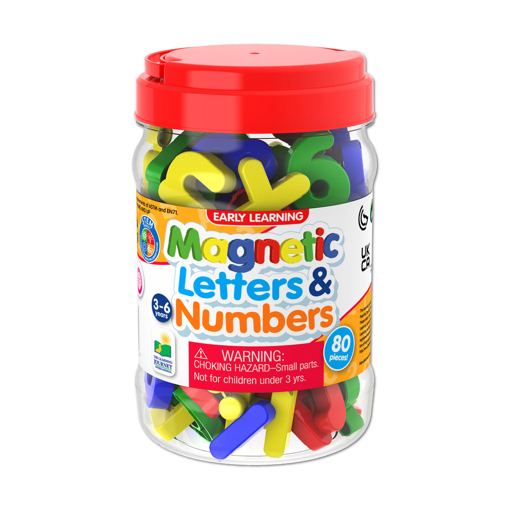 The Learning Journey Early Learning - Magnetic Letters & Numbers