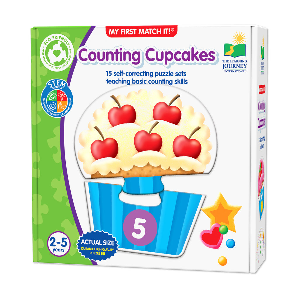The Learning Journey My First Match It! - Counting Cupcakes